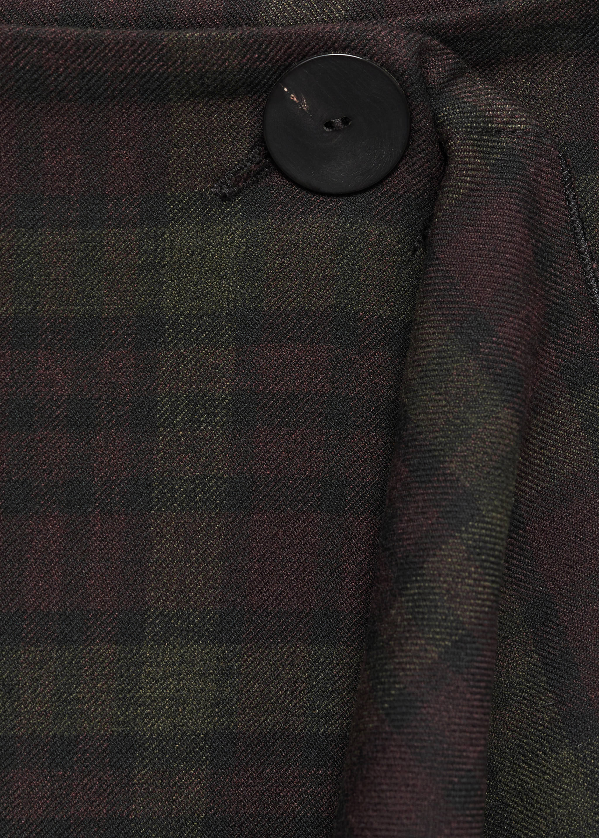 Φούστα ασύμμετρη καρό - Λεπτομέρεια του προϊόντος 0