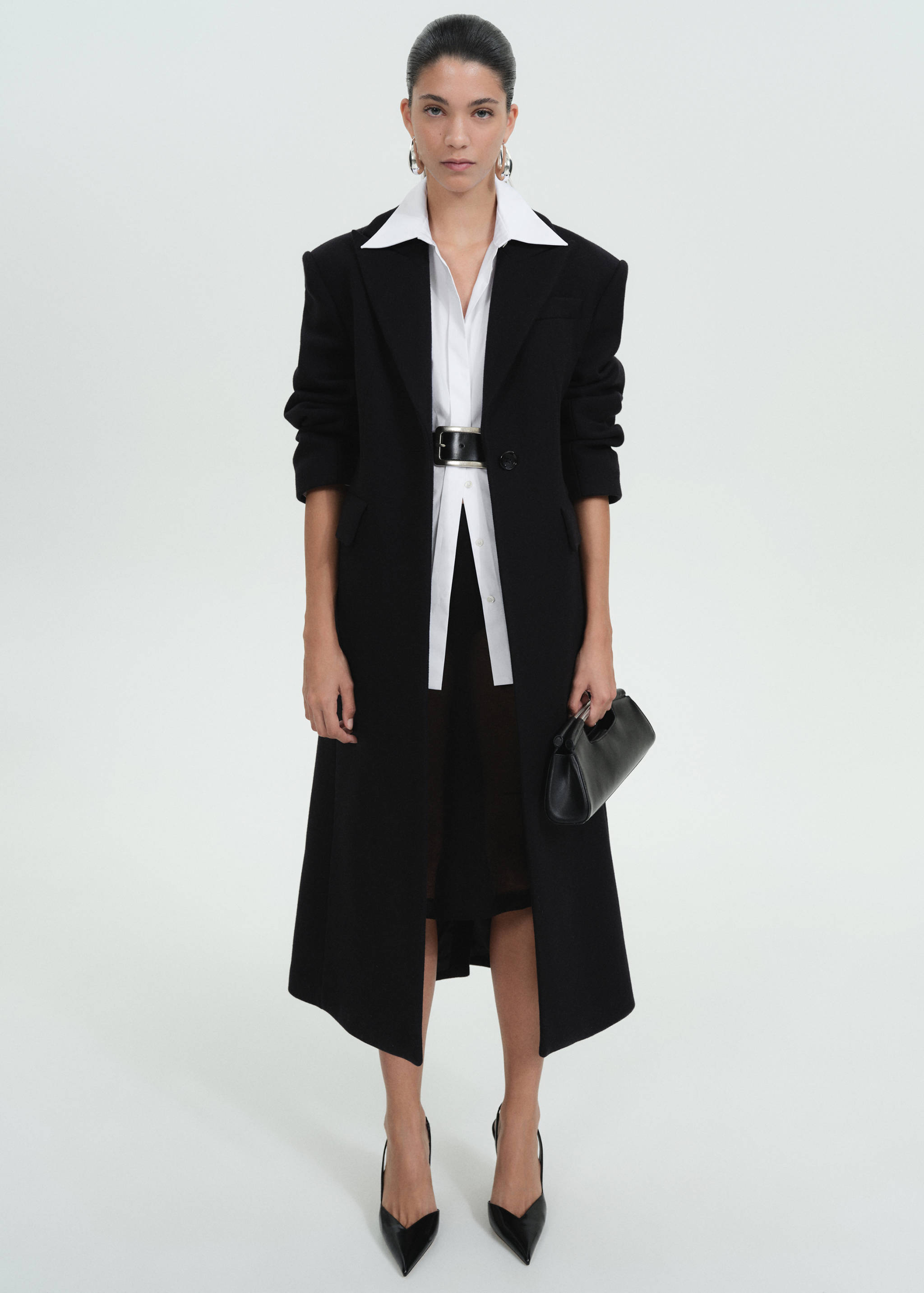 100% cotton oversized shirt - General plane