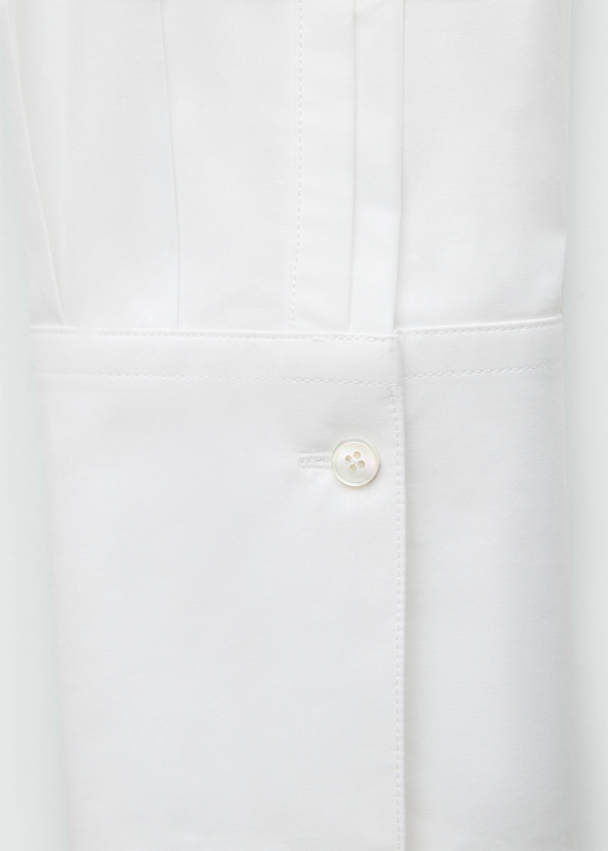 100% cotton oversized shirt - Details of the article 0