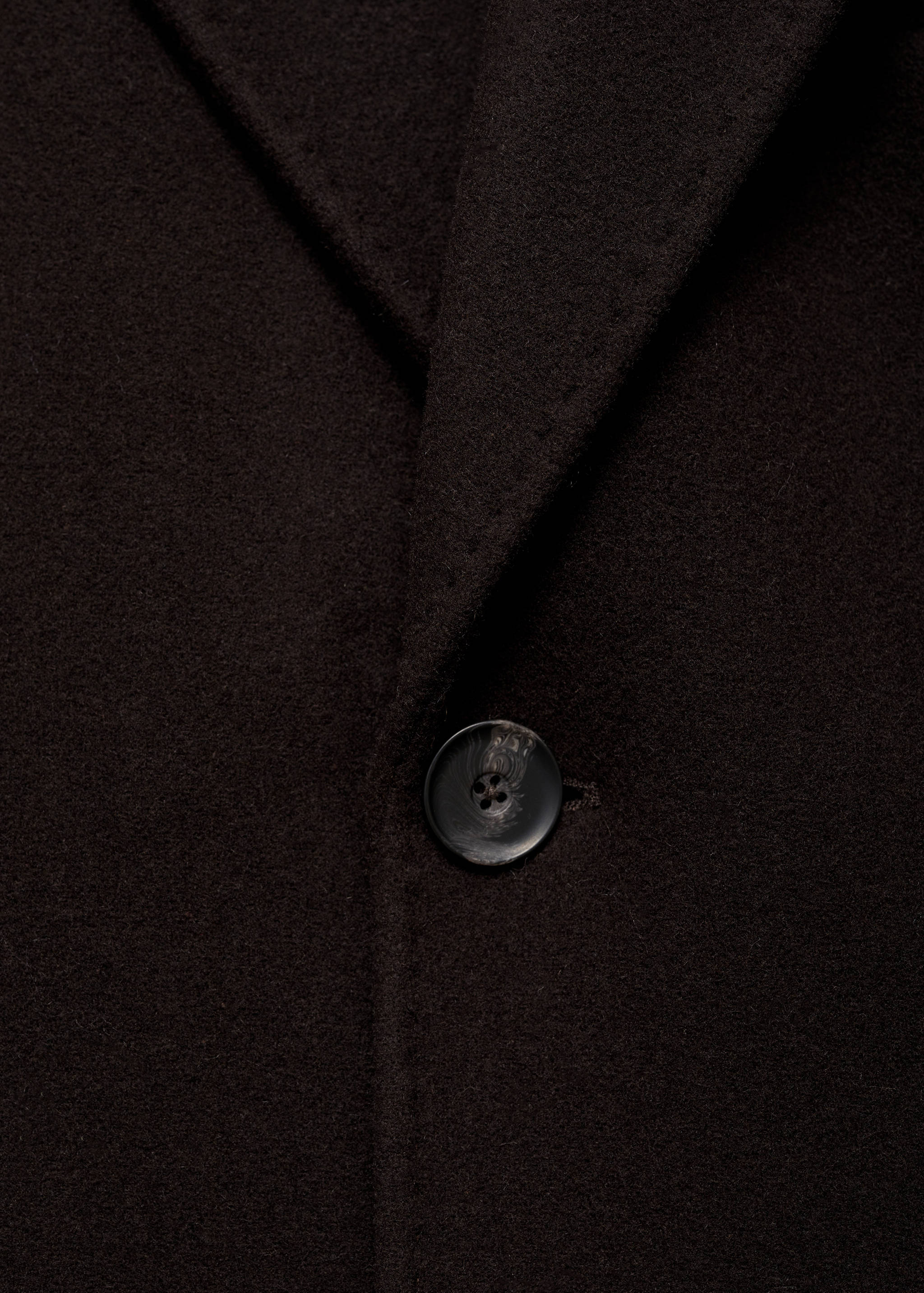 Relaxed-fit long wool coat - Details of the article 8