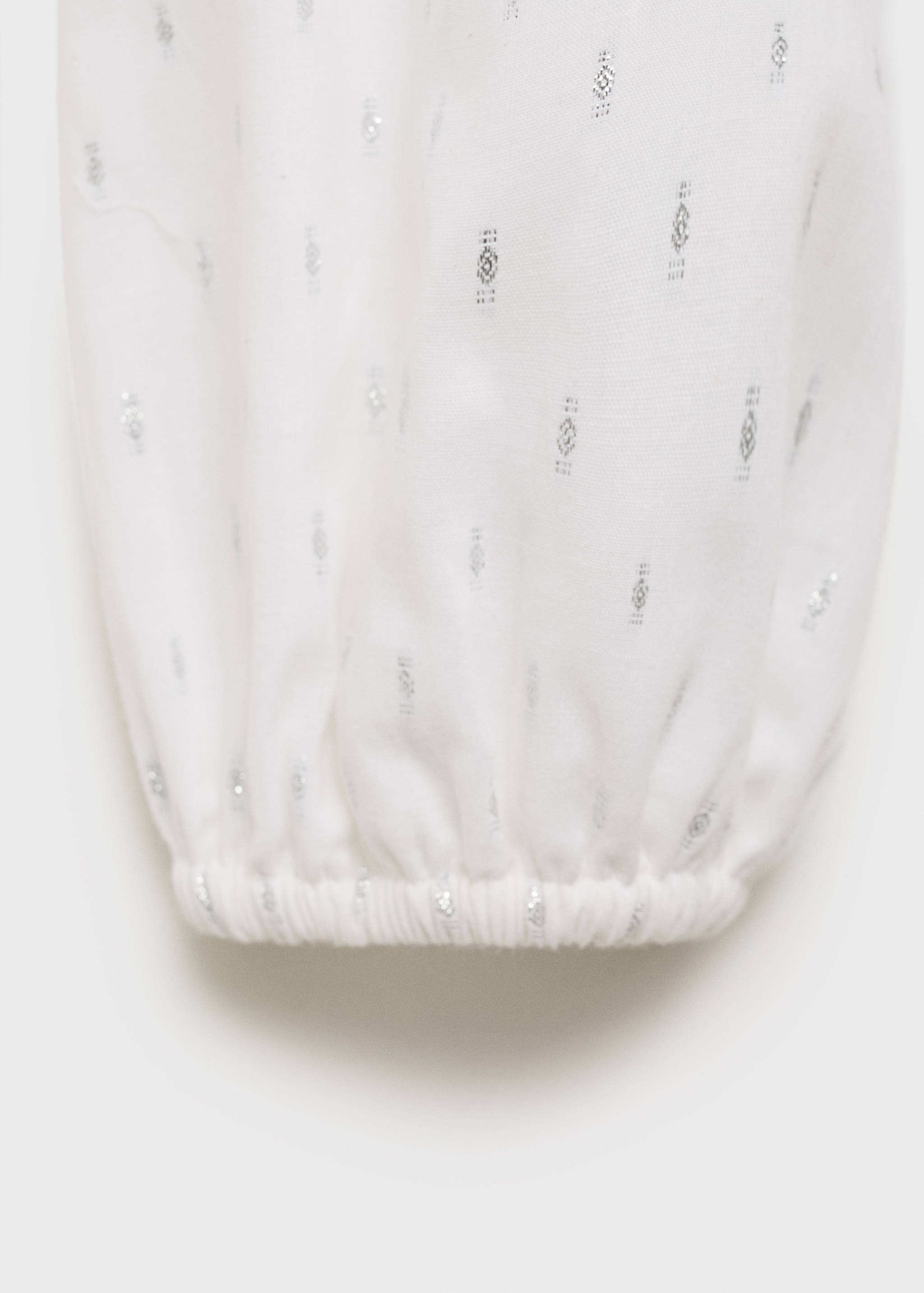 Blouse with lurex details - Details of the article 0