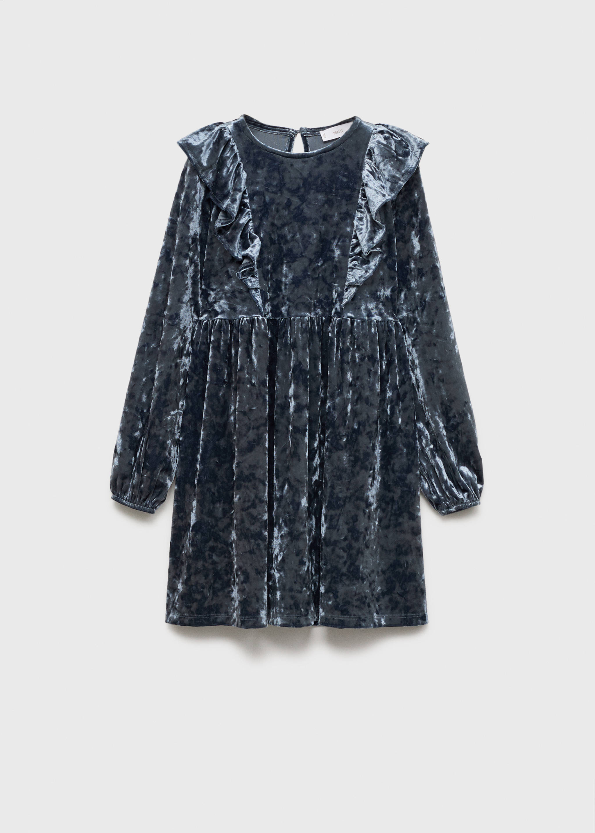 Robe velours volantée - Article sans modèle