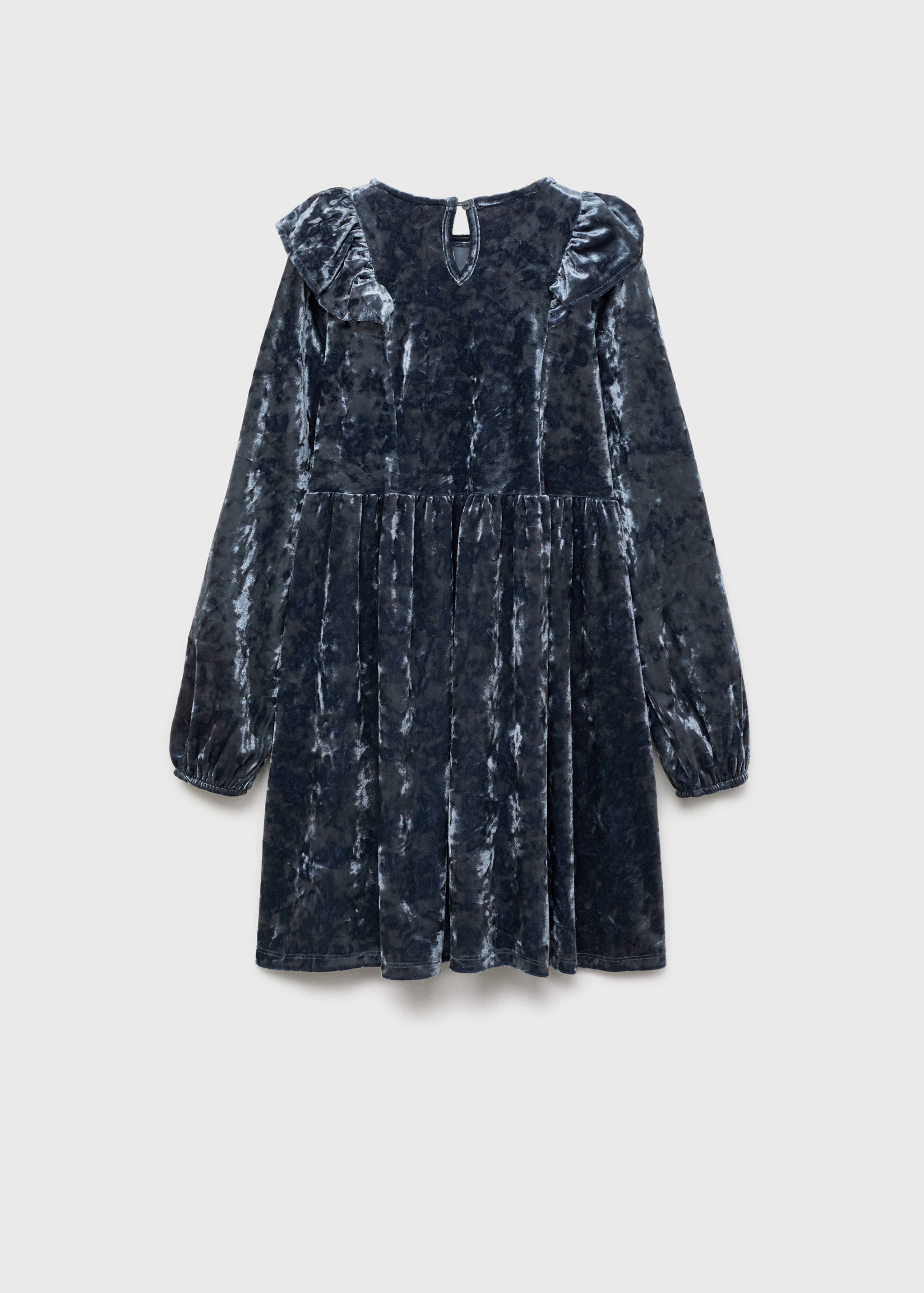 Robe velours volantée - Verso de l’article