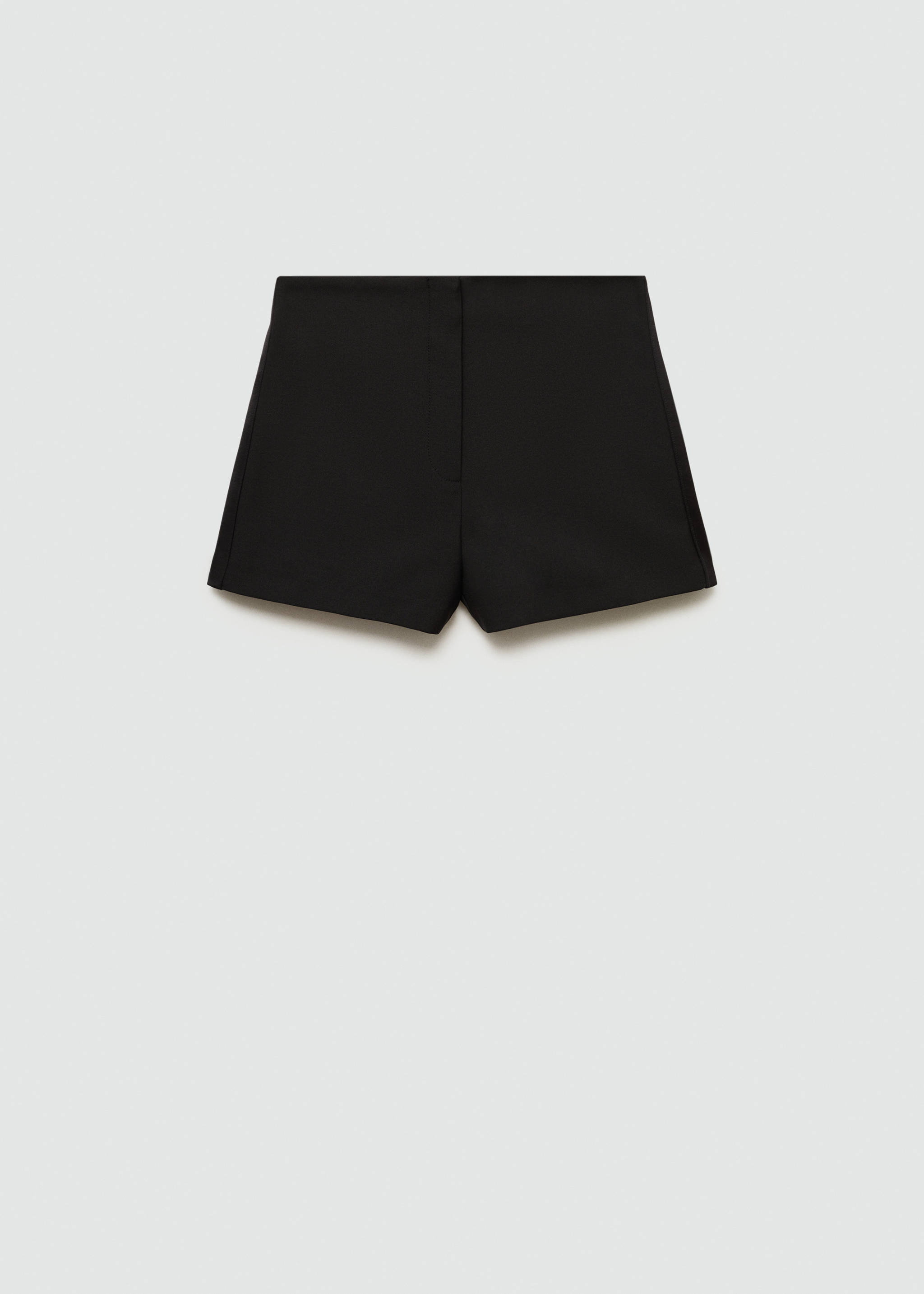 High-waist straight shorts - Article without model