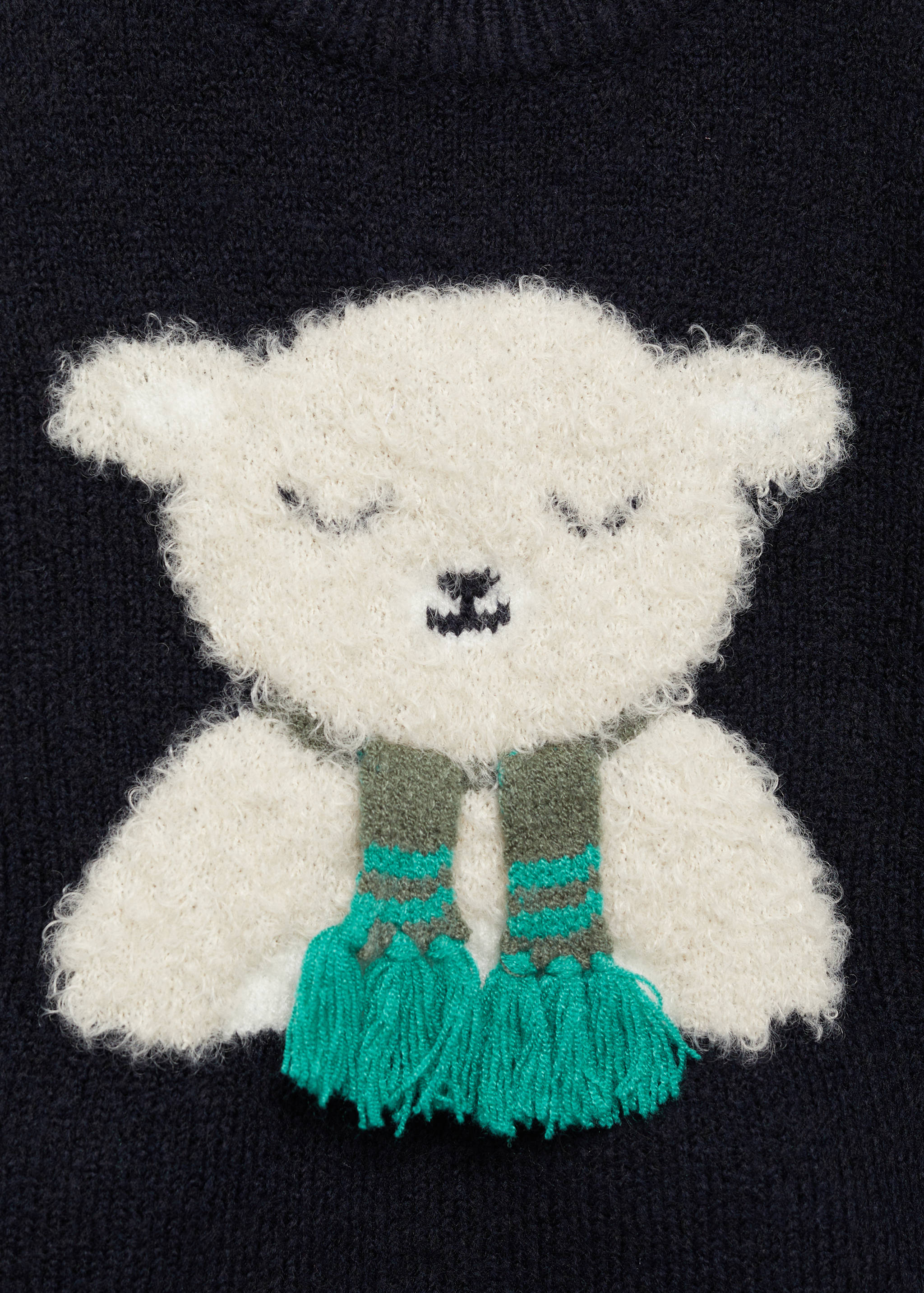 بلوفر حياكة دب صغير - تفاصيل المنتج 8