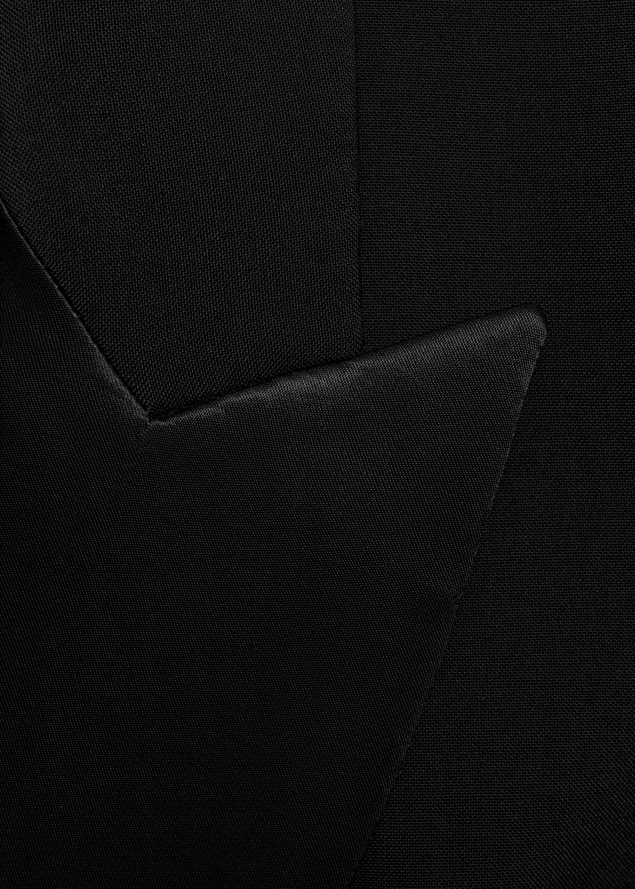 Suit blazer with satin lapels - Details of the article 8