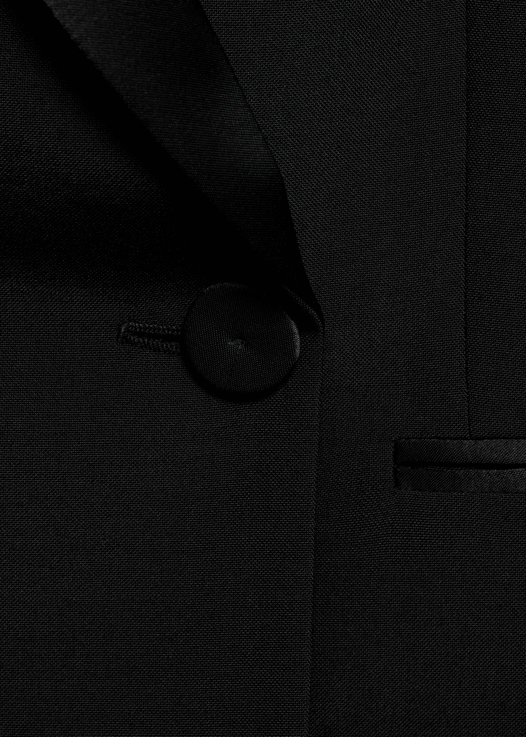 Suit blazer with satin lapels - Details of the article 0