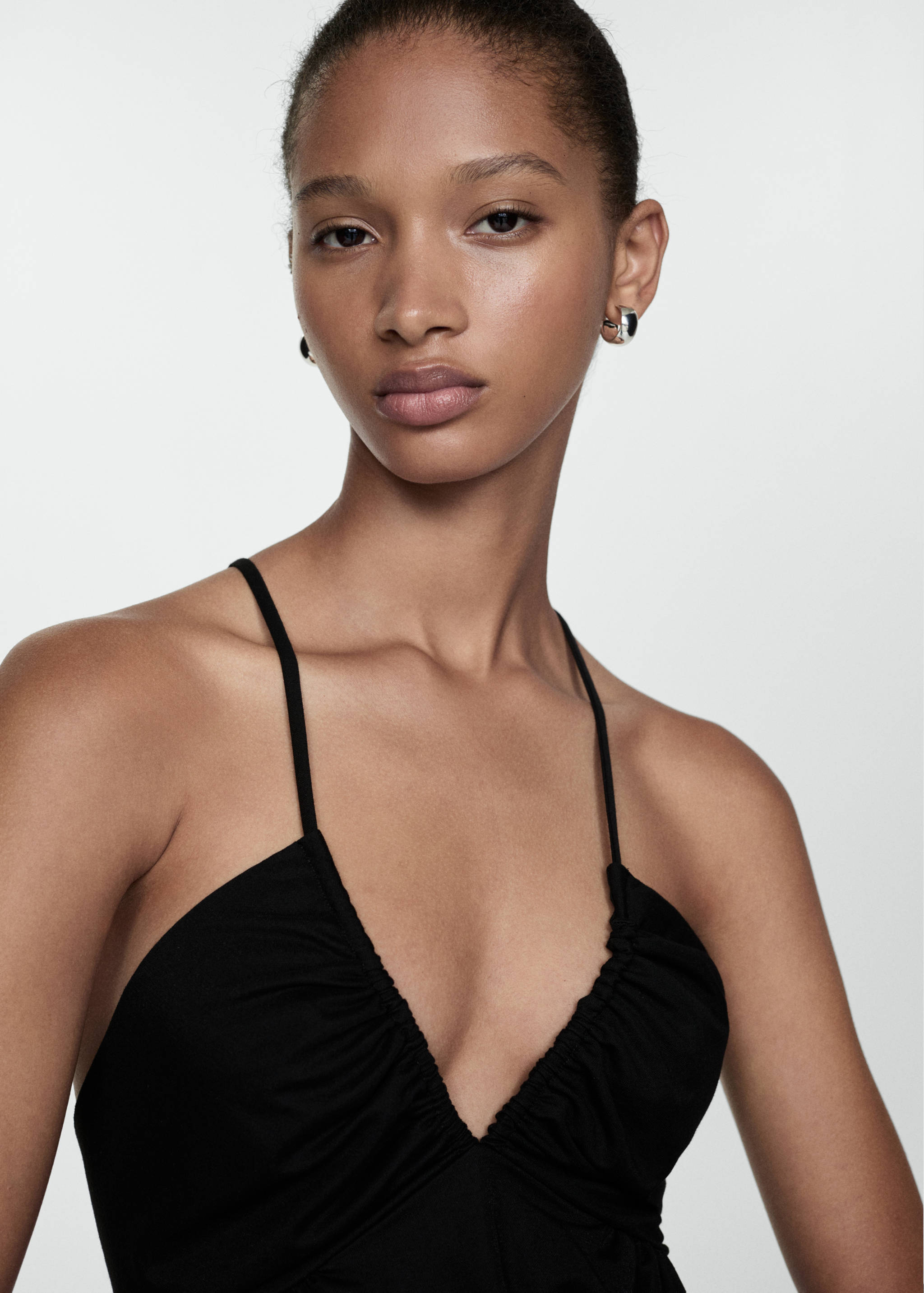 Ruched midi dress - Details of the article 1