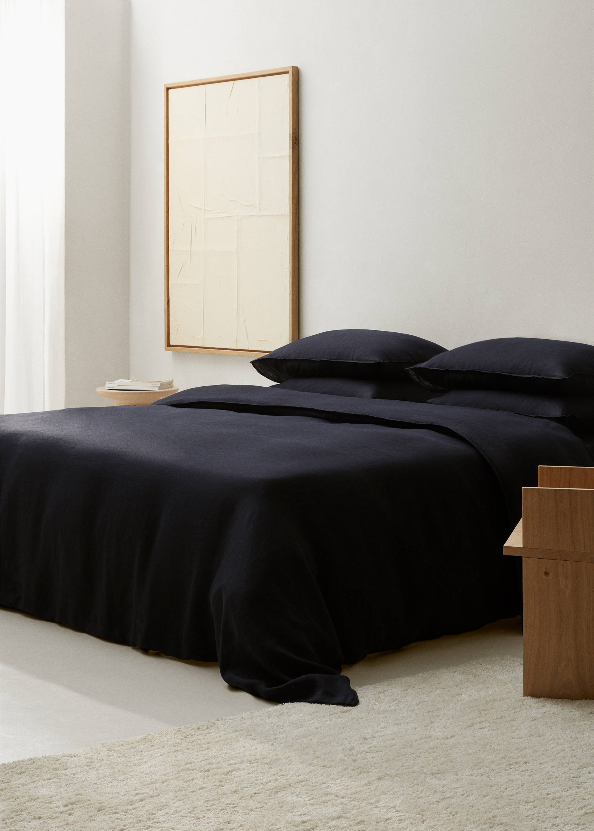 100% linen duvet cover for king bed - General plane