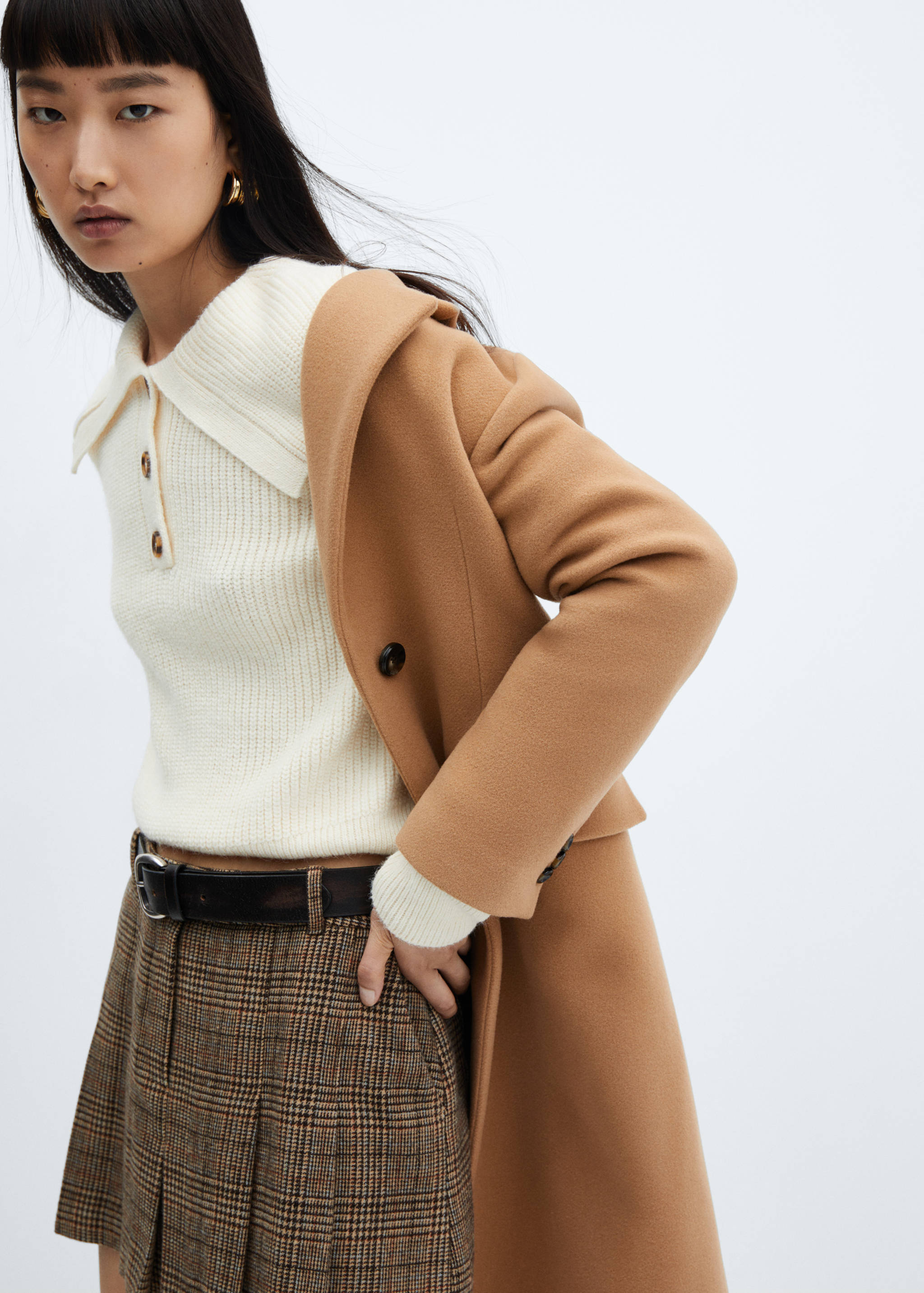 Abrigo midi lana virgen - Detalle del artículo 2