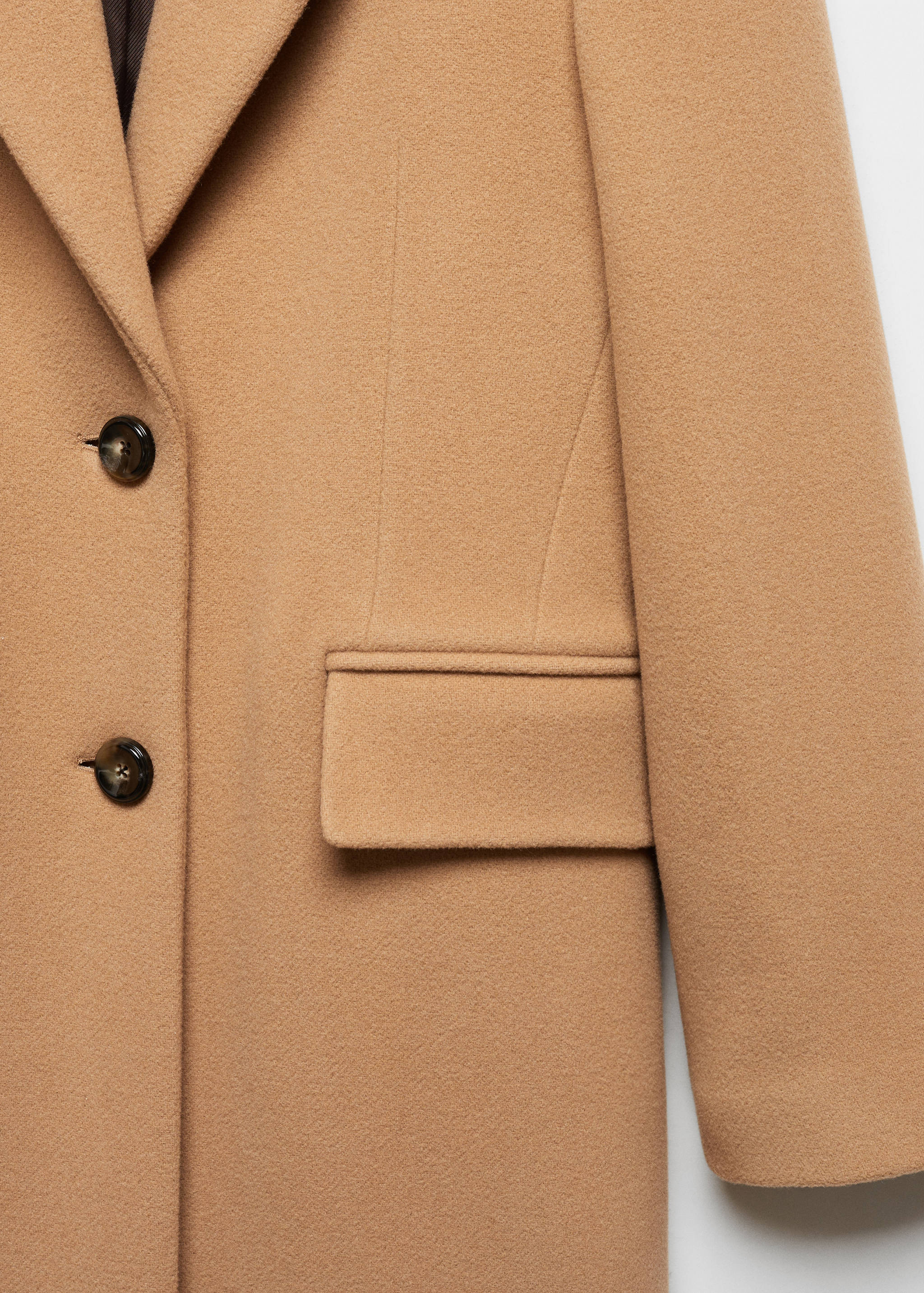 Abrigo midi lana virgen - Detalle del artículo 8