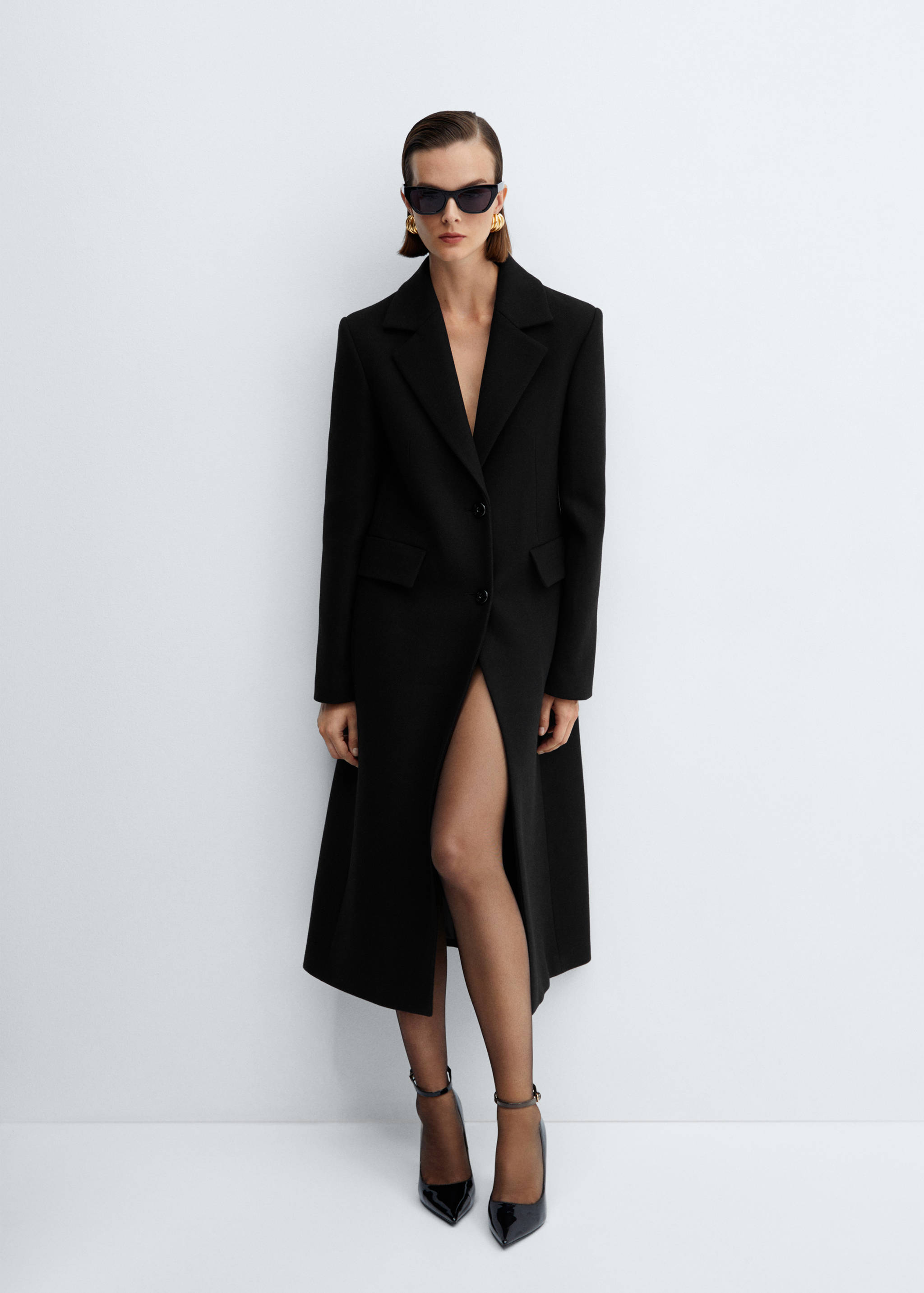 Structured wool coat - Details of the article 2