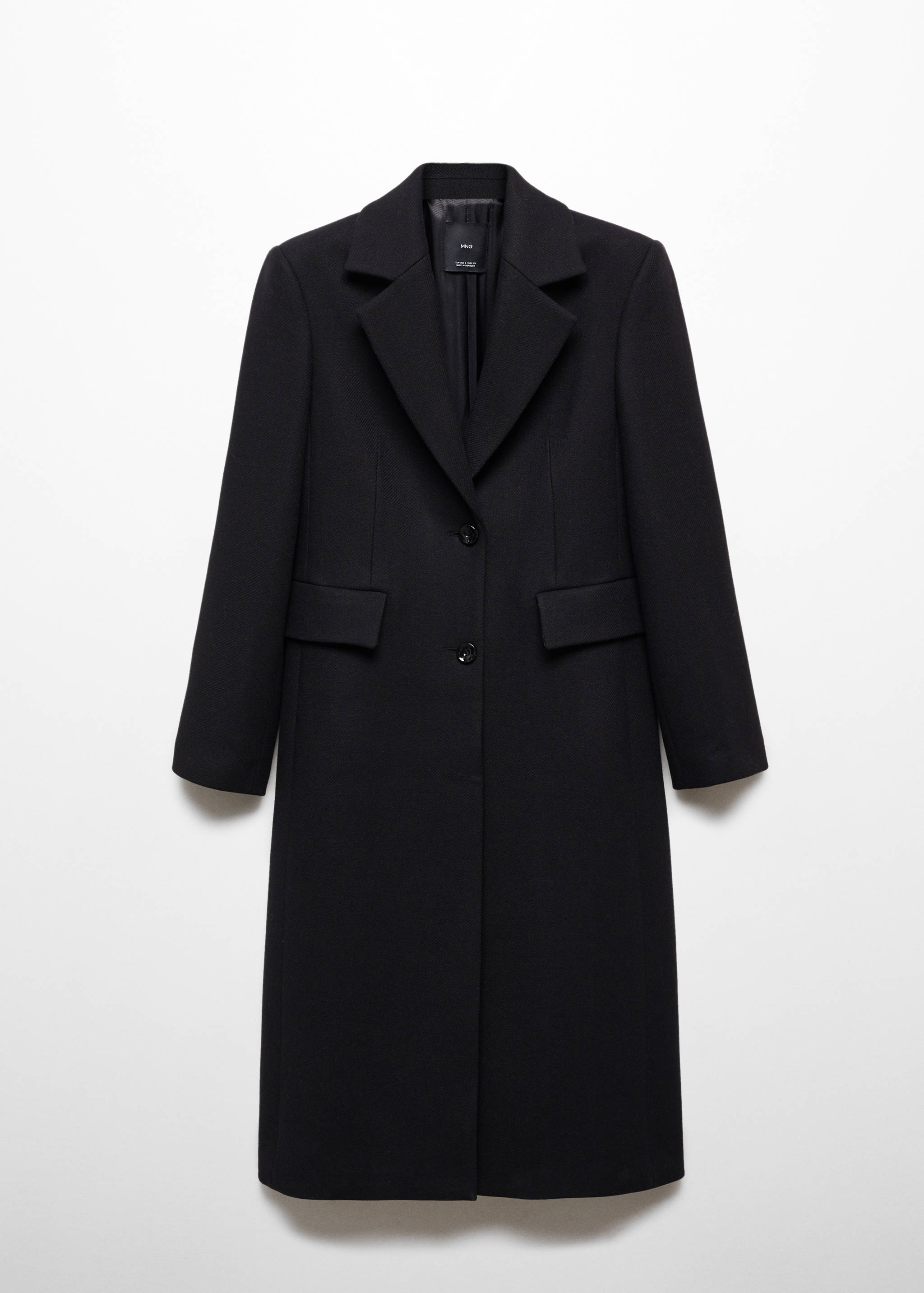 Structured wool coat - Article without model