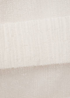 Semitransparent textured cardigan — White 8