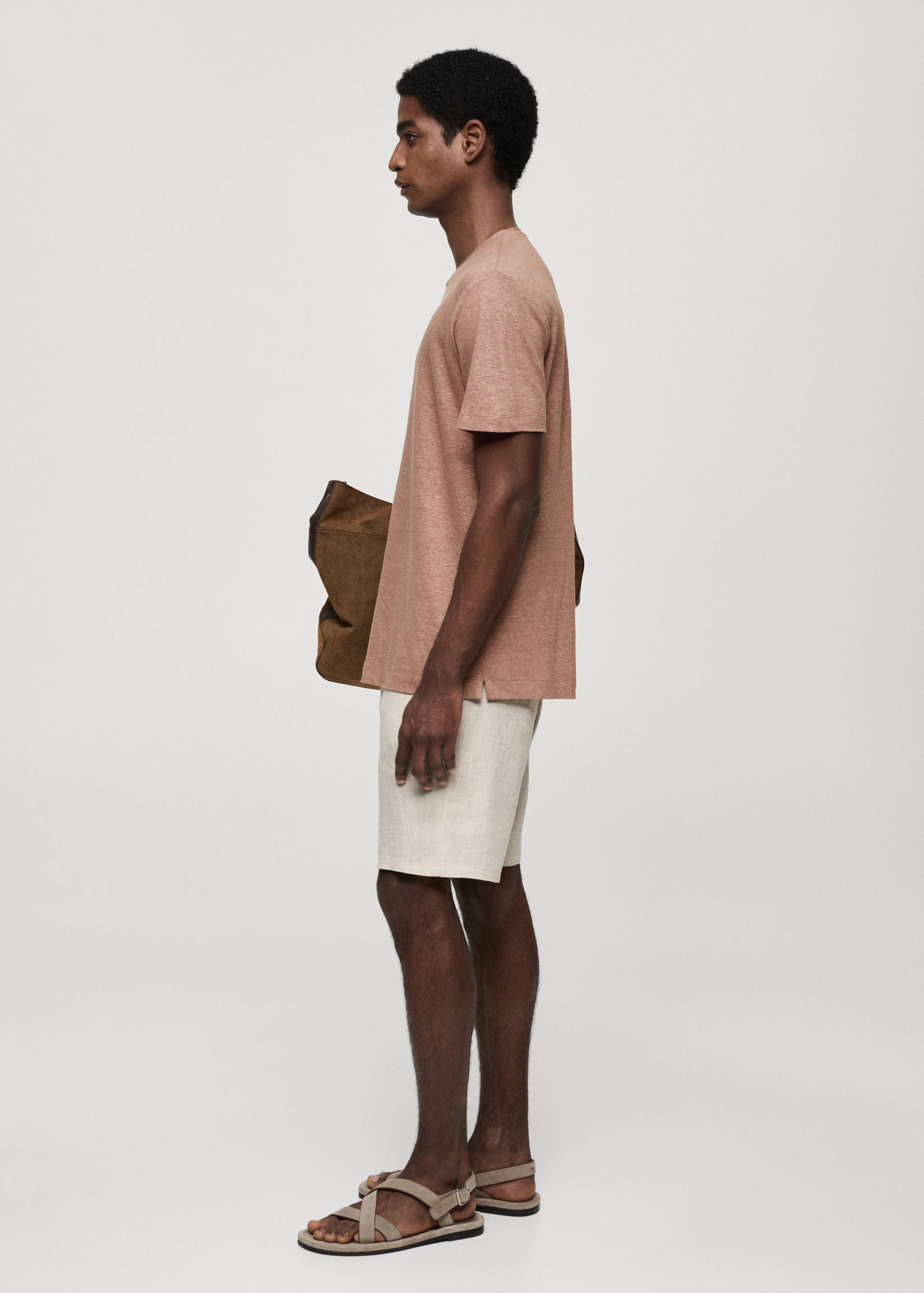 Camiseta regular fit lino - Detalle del artículo 2