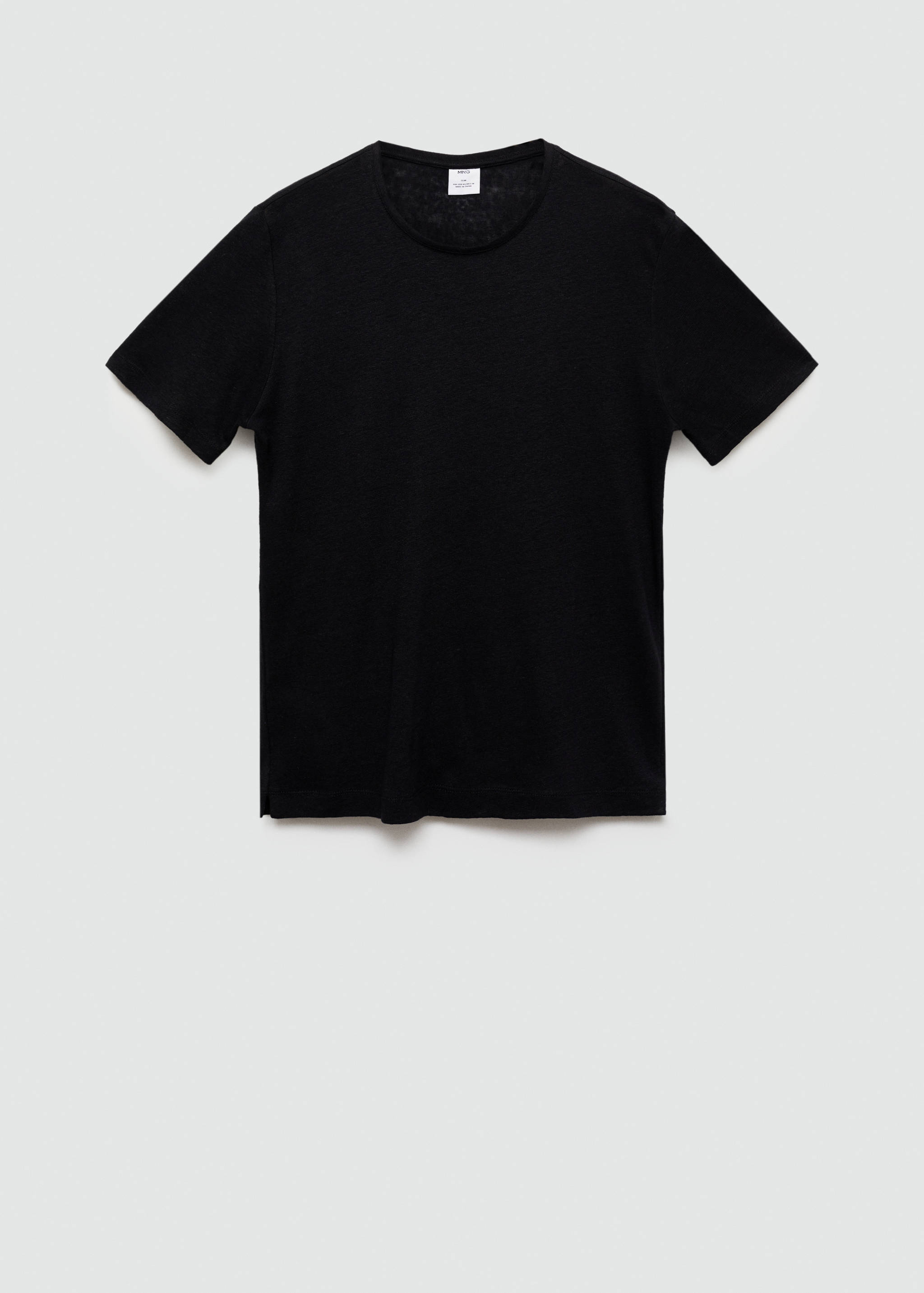 Camiseta regular fit lino - Artículo sin modelo