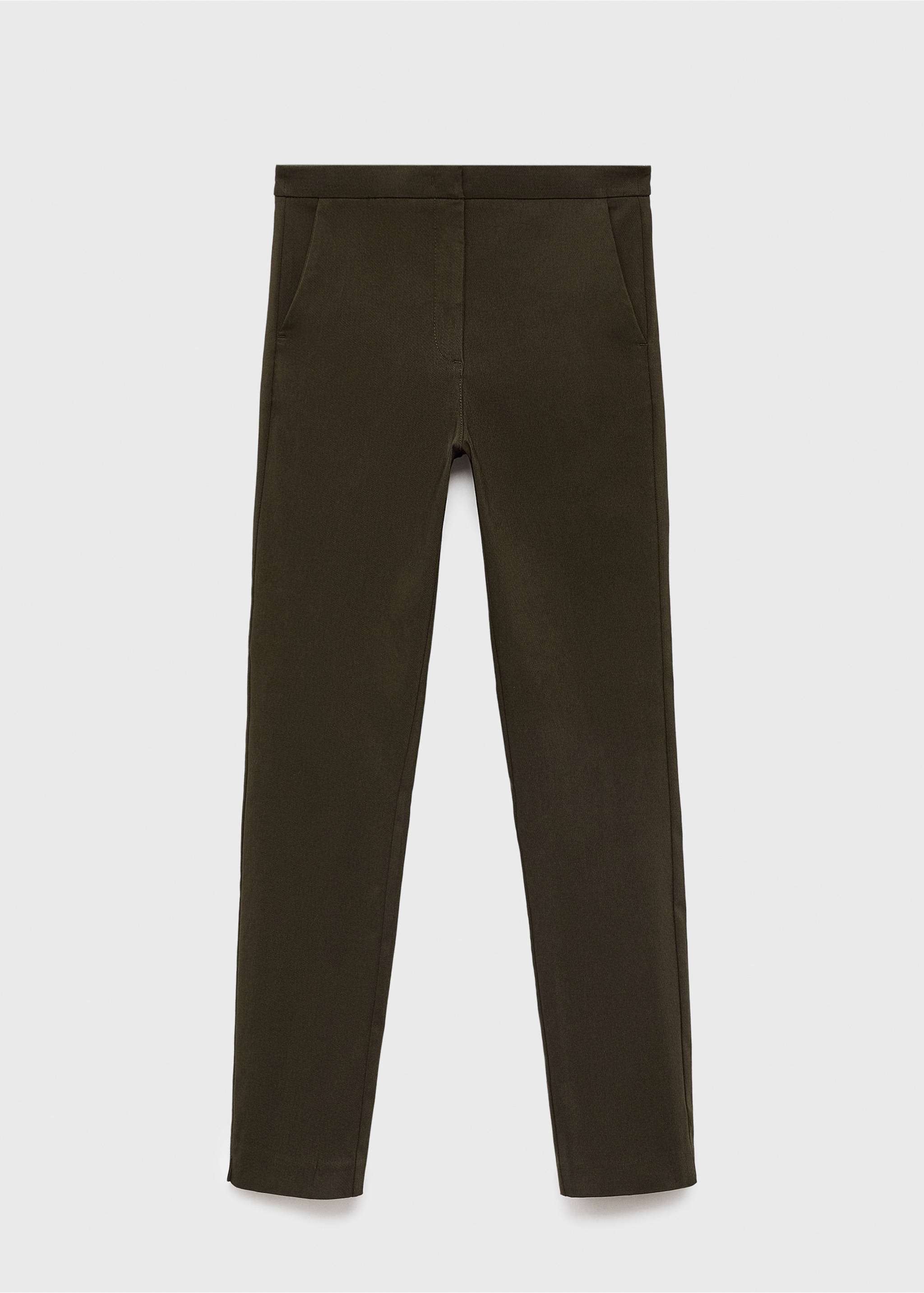 Pantalón skinny crop - Artículo sin modelo, Khaki. Ref: 83700555-00.