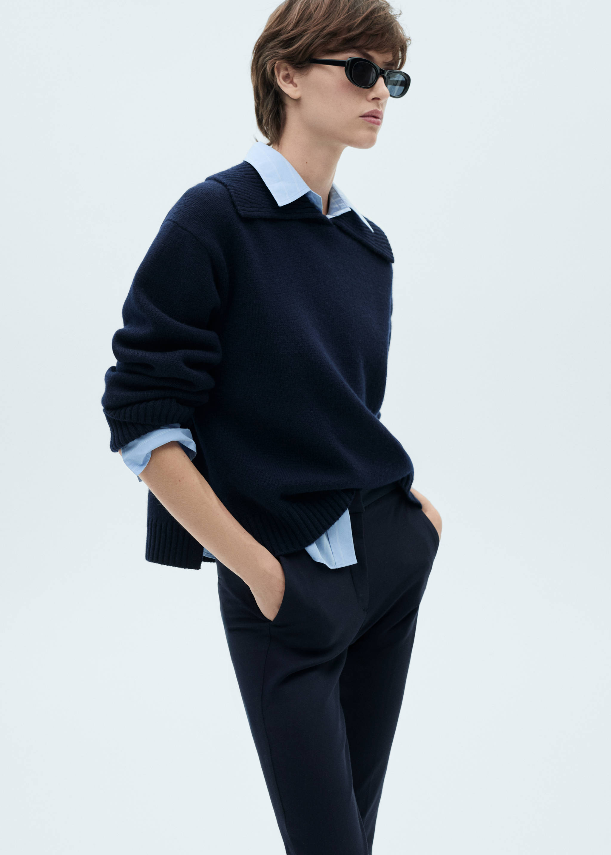 Crop skinny trousers - Details of the article 1