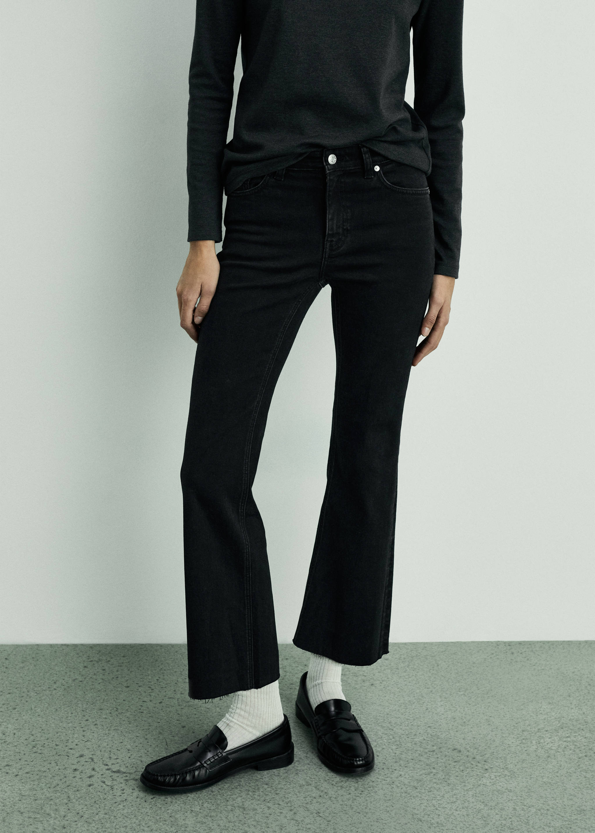 Jean Sienna flare crop - Plan moyen