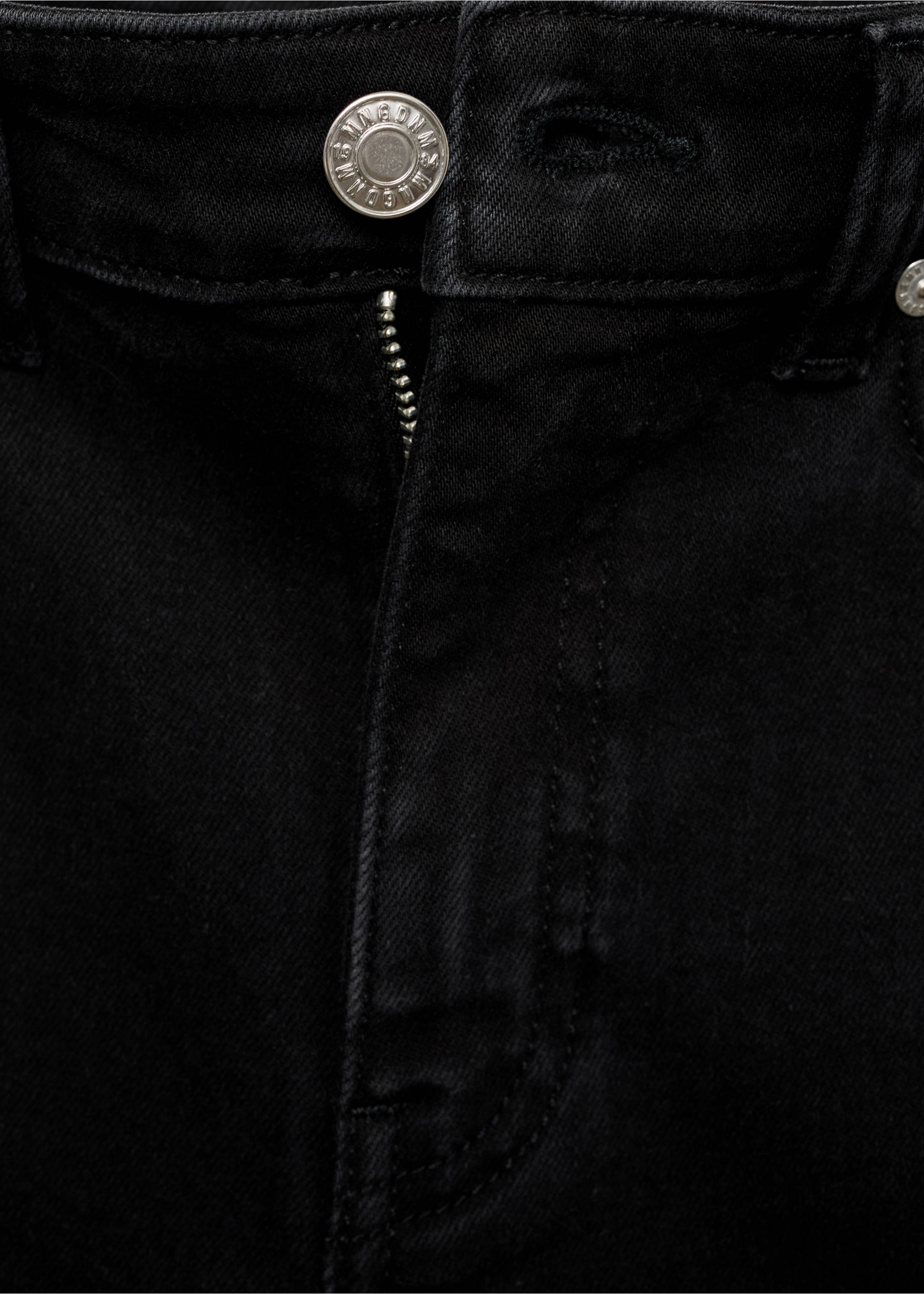 Jean Sienna flare crop - Détail de l'article 8, Black denim. Ref: 87000223-00.