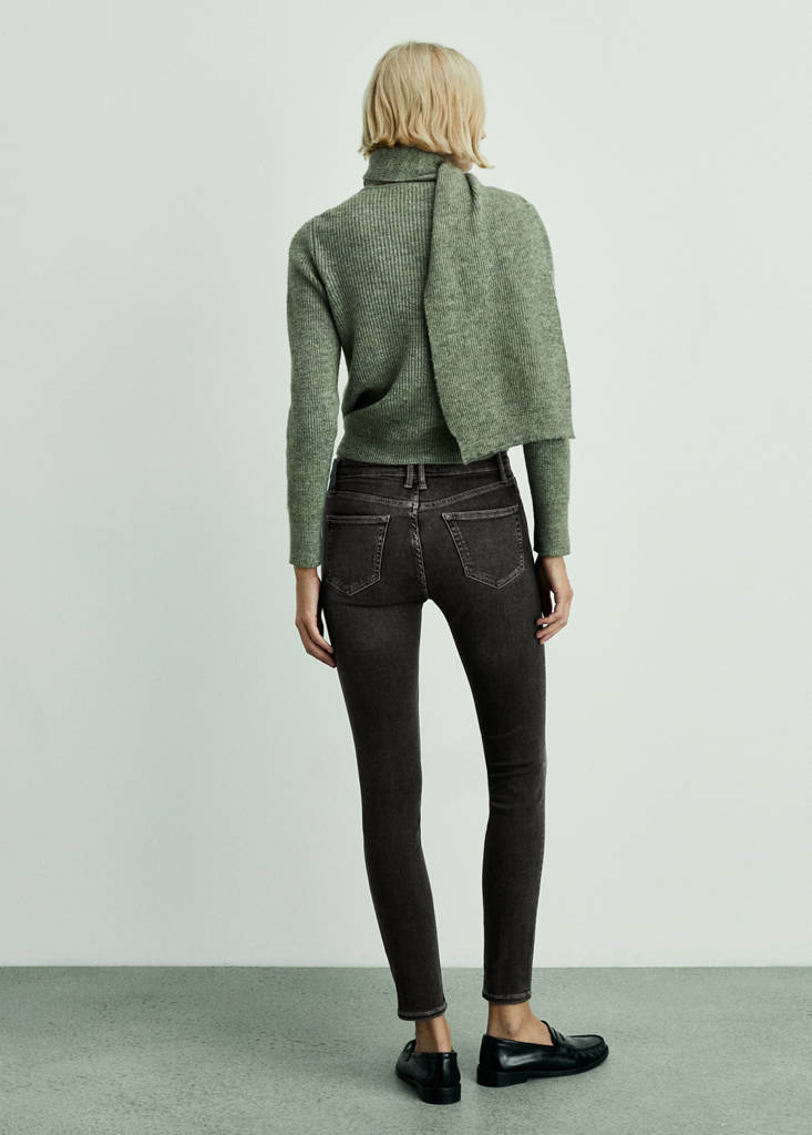 Mid-rise skinny jeans — Open Grey