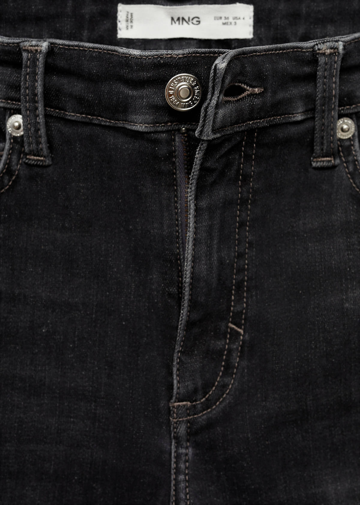 Mid-rise skinny jeans — Open Grey