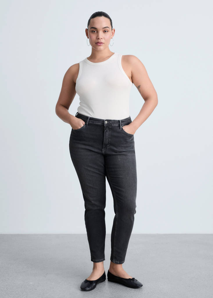 Mid-rise skinny jeans — Open Grey