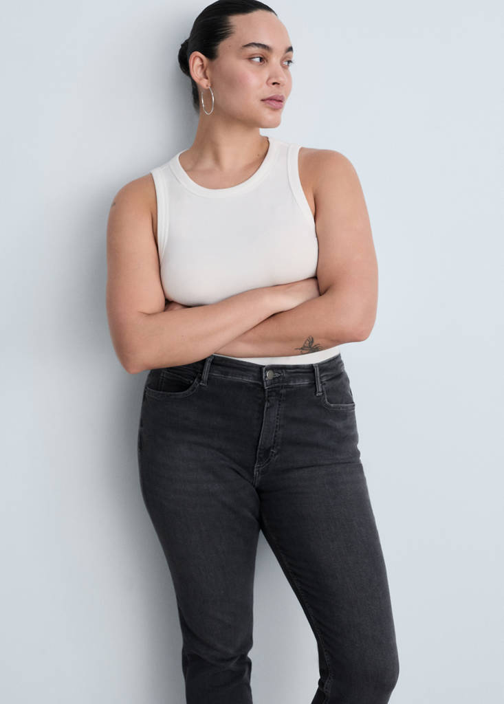 Mid-rise skinny jeans — Open Grey