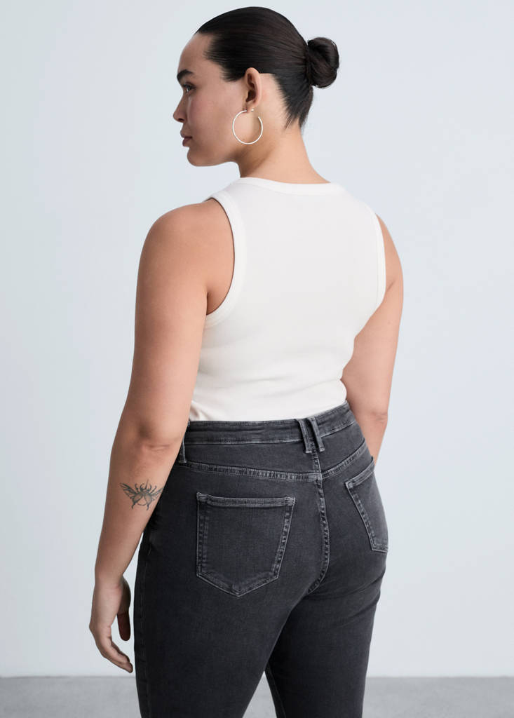 Mid-rise skinny jeans — Open Grey