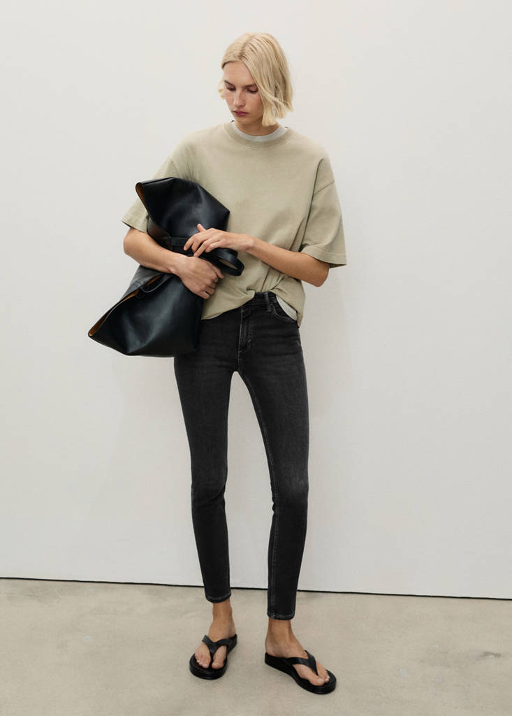 Mid-rise skinny jeans — Open Grey