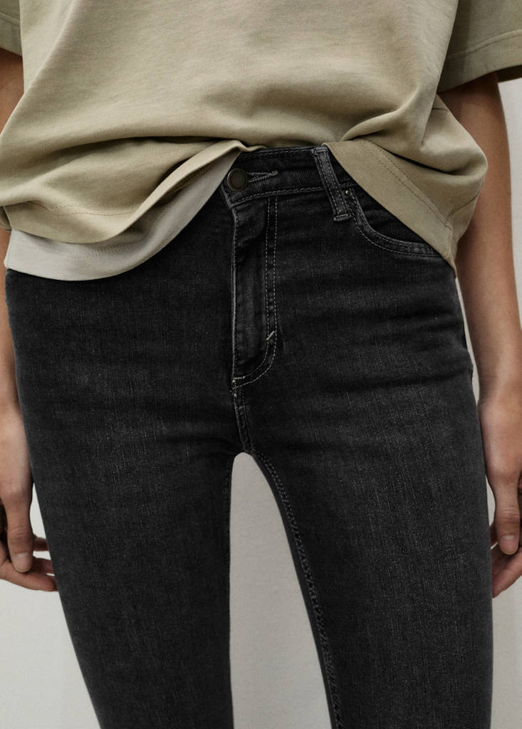 Mid-rise skinny jeans — Open Grey