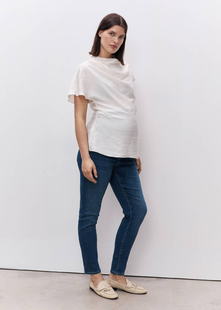 Maternity skinny jeans — Dark Blue