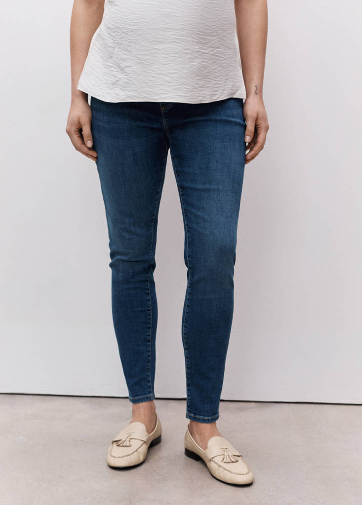 Maternity skinny jeans — Dark Blue