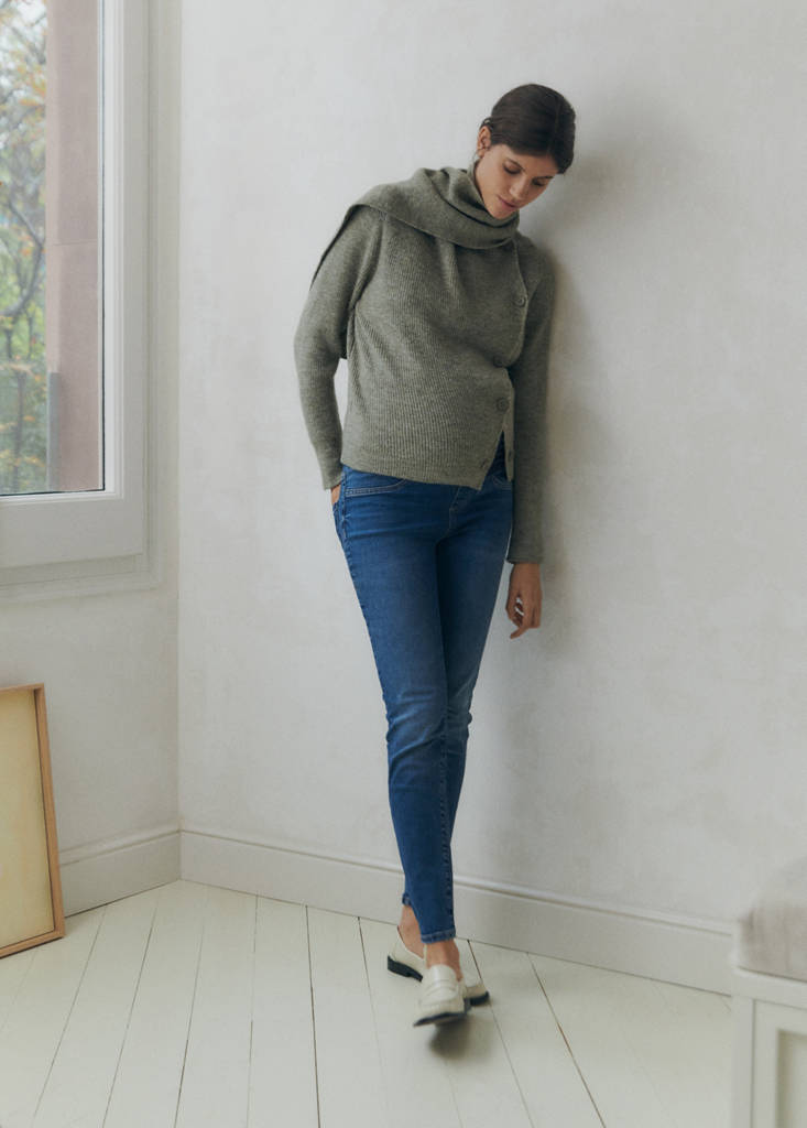 Maternity skinny jeans — Dark Blue