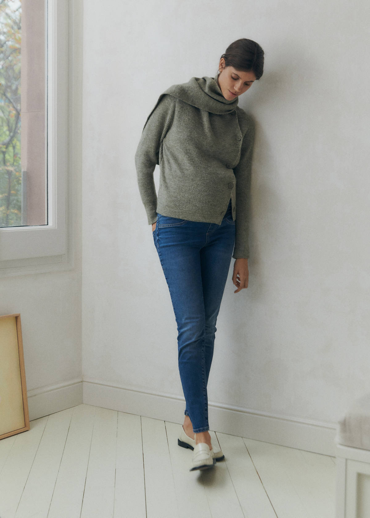 Maternity skinny jeans — Dark Blue