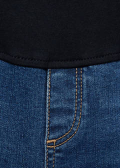 Maternity skinny jeans — Dark Blue 7