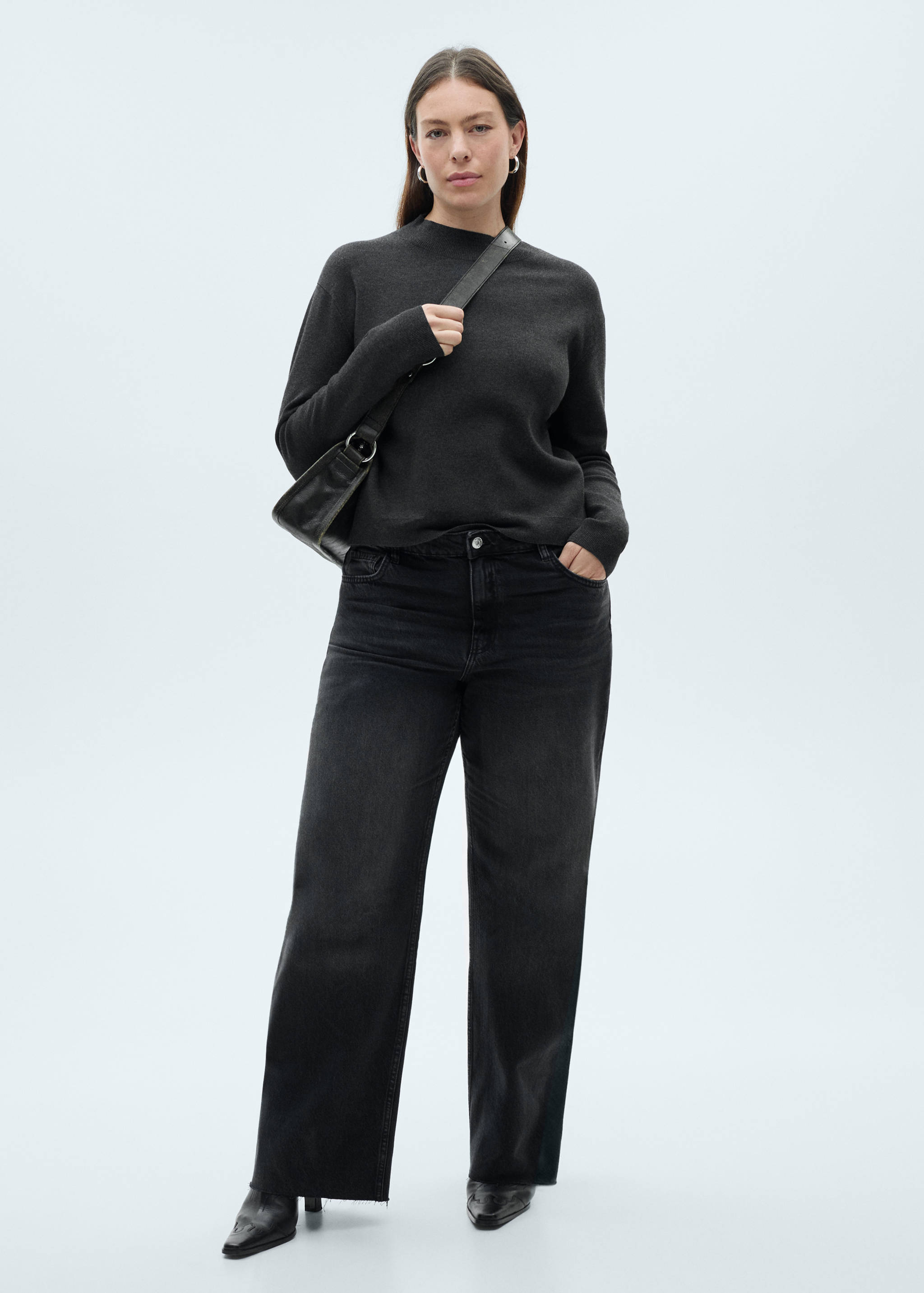 Danila high-waisted wide leg jeans - Details of the article 3