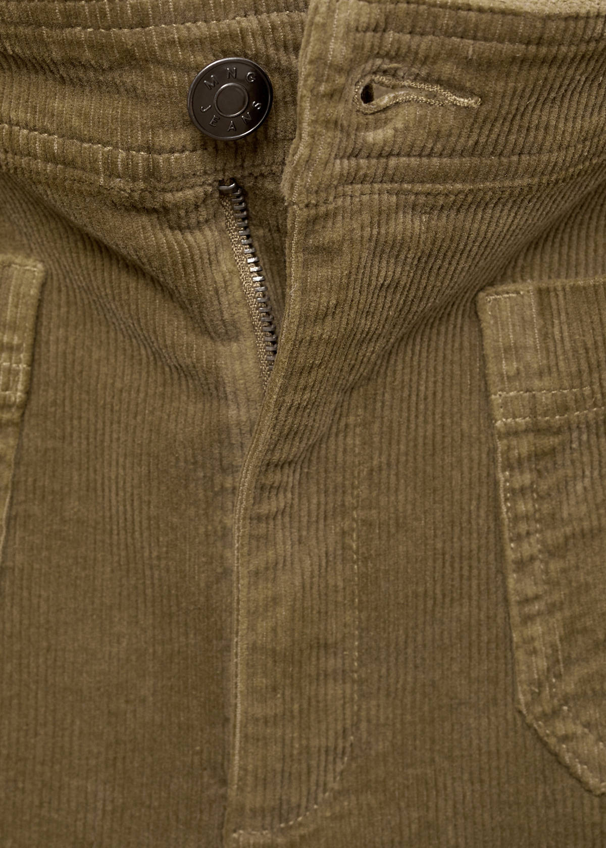 Catherin culotte corduroy trousers — Khaki