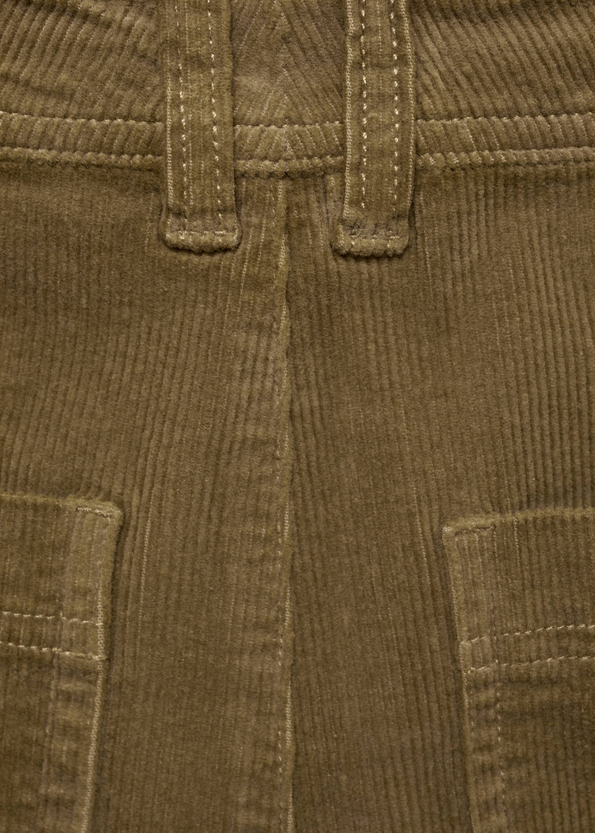 Catherin culotte corduroy trousers — Khaki
