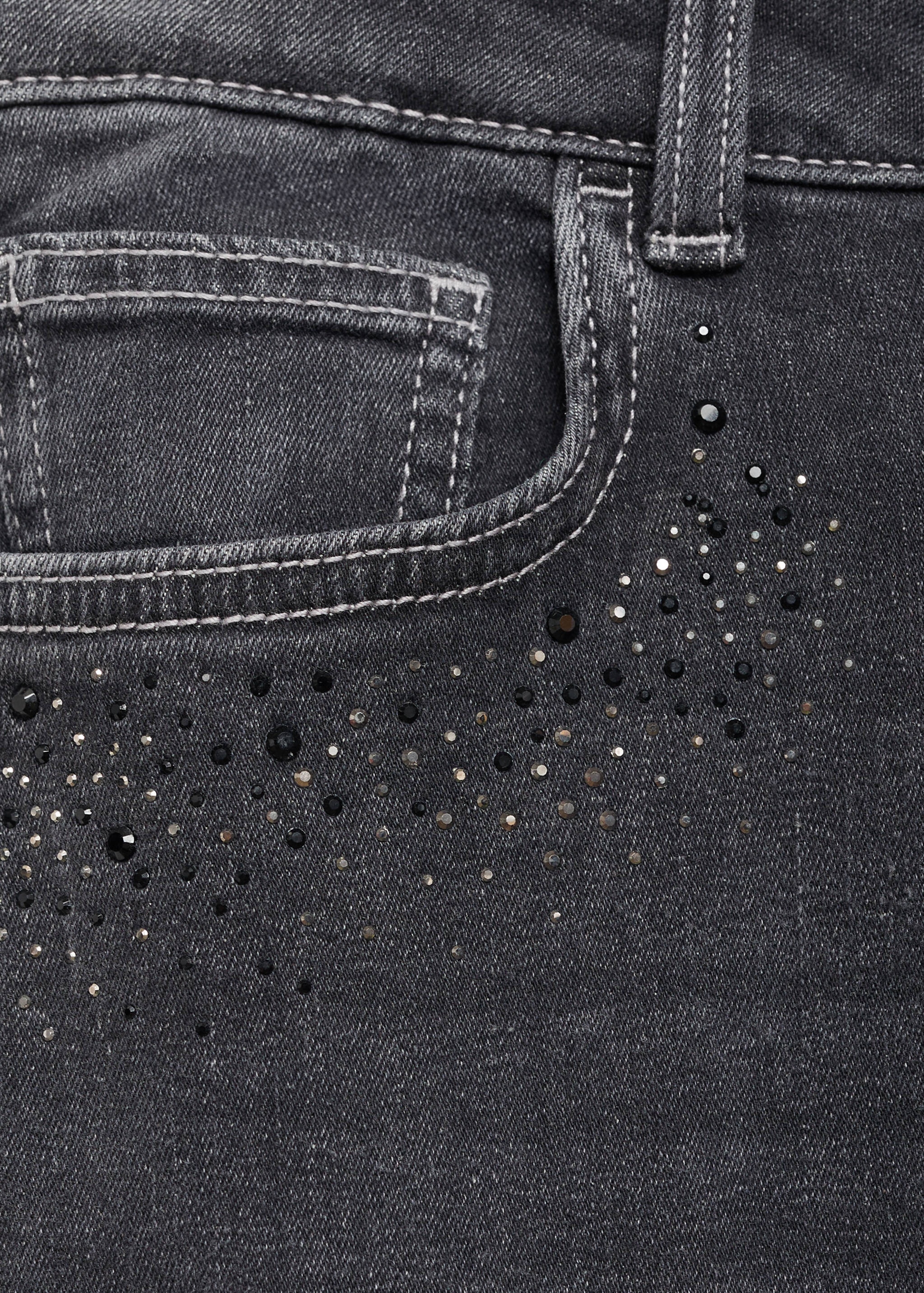 Rhinestone flare jeans - Details of the article 8