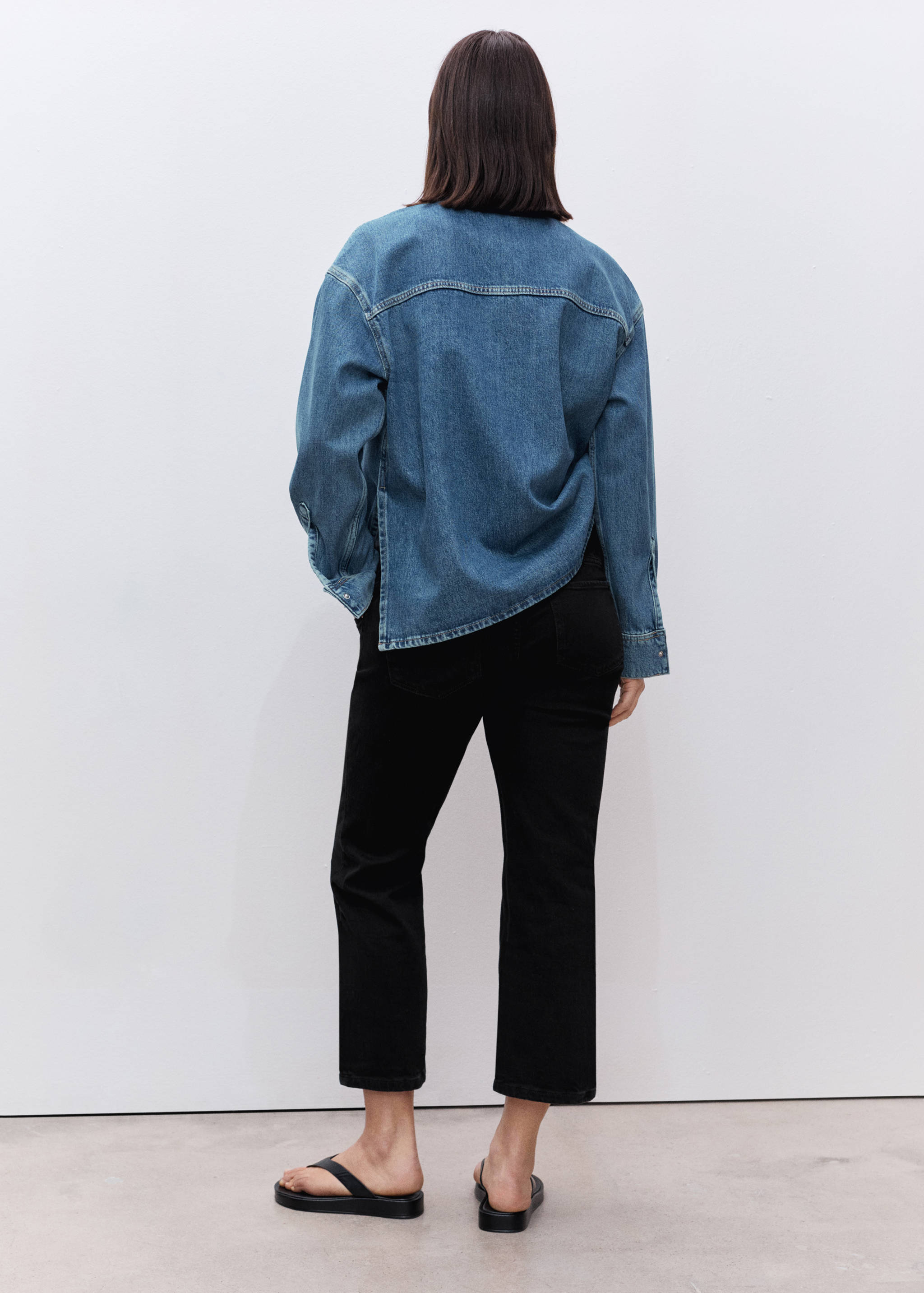 Maternity Straight Jeans - Reverse of the article