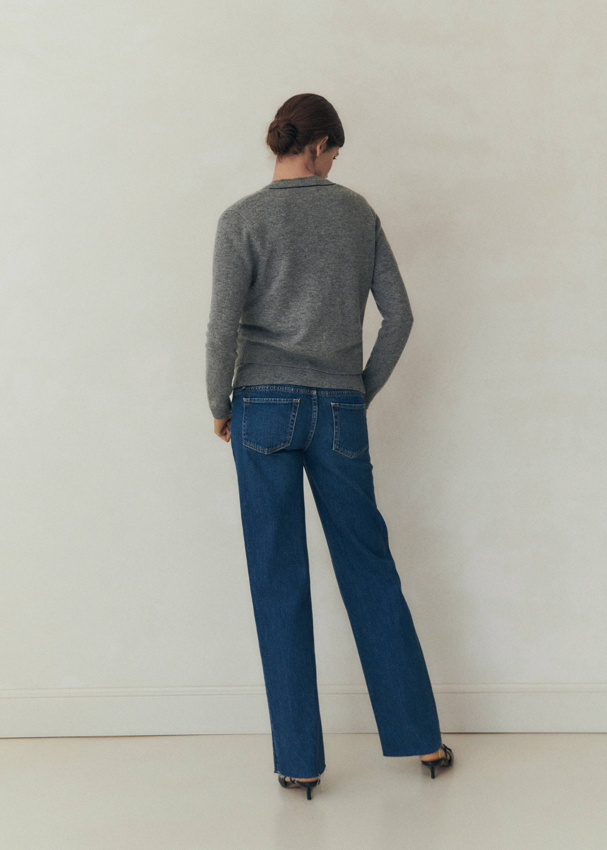 Maternity wide leg jeans - Reverse of the article
