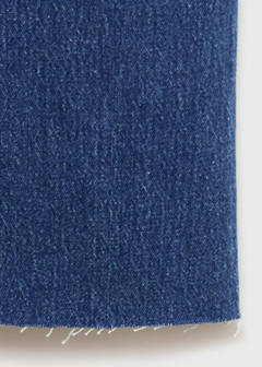 Maternity wide leg jeans — Medium Blue 8