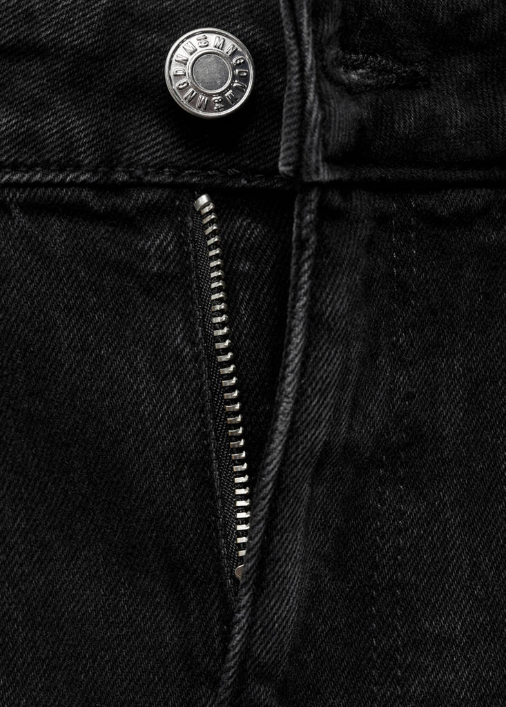 Fiona flared mid-rise jeans — Black denim