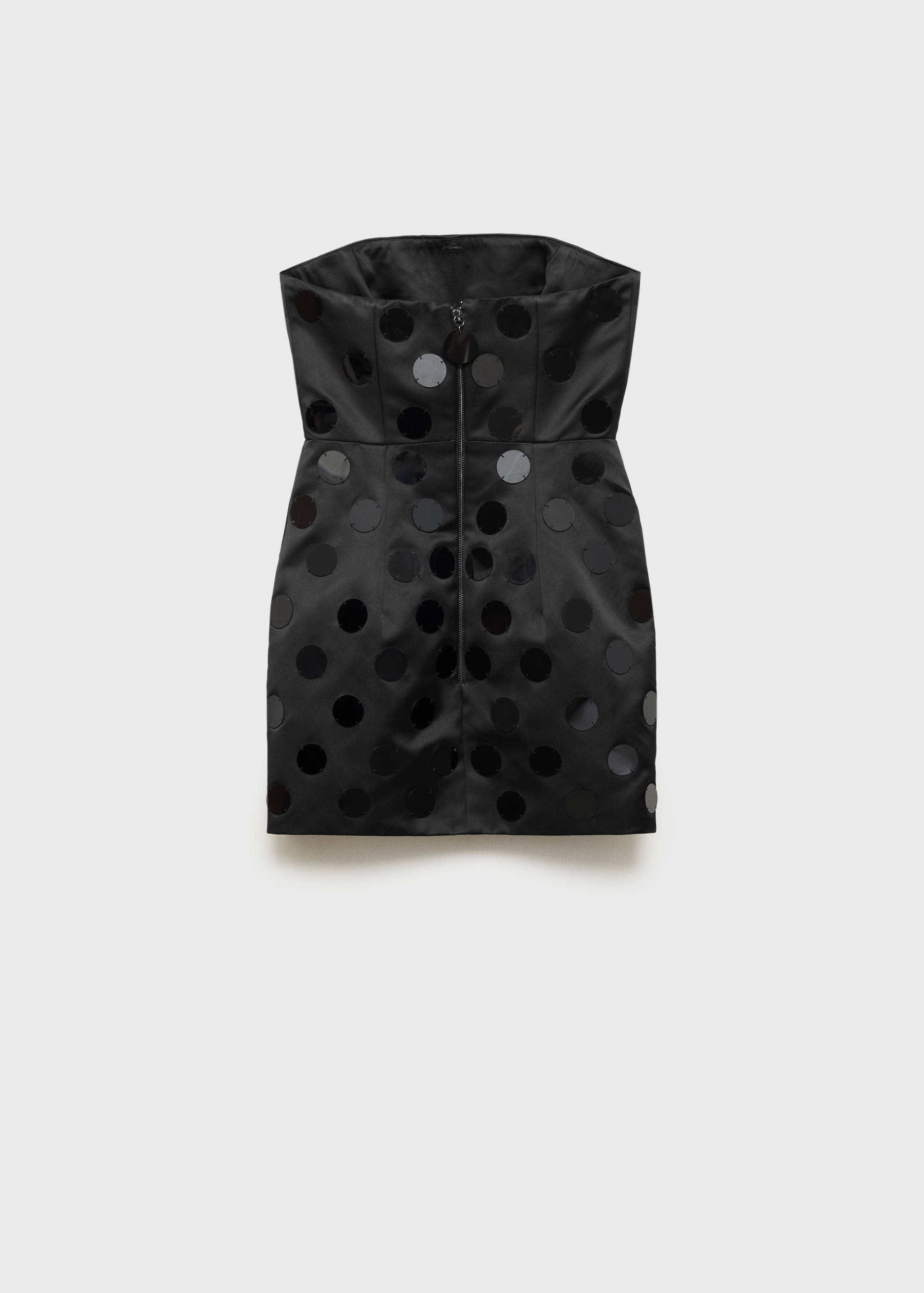 Axelbandslös kort klänning speglar - Detaljer om artikeln 8