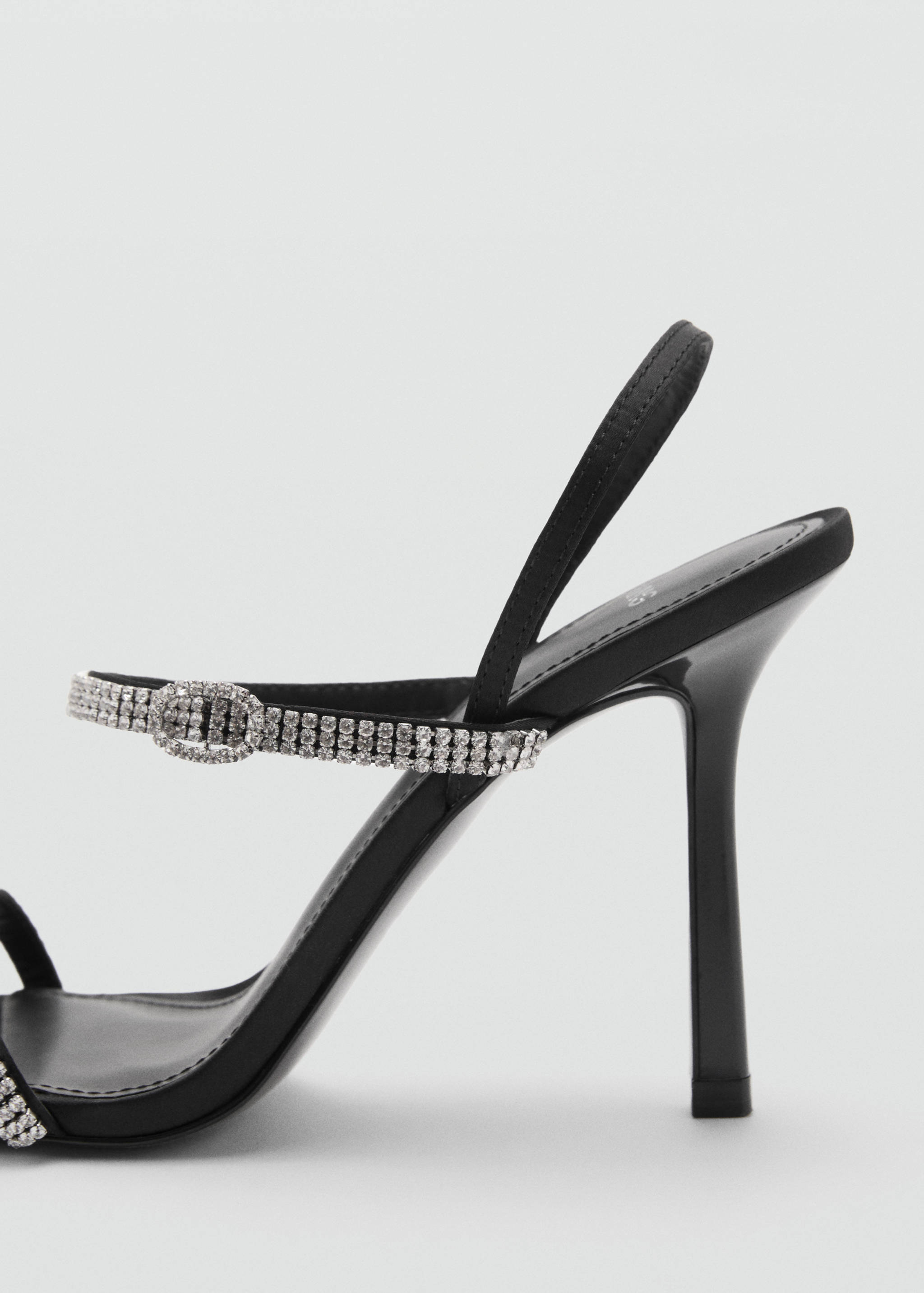 Heeled sandal with strass strap - Details of the article 1