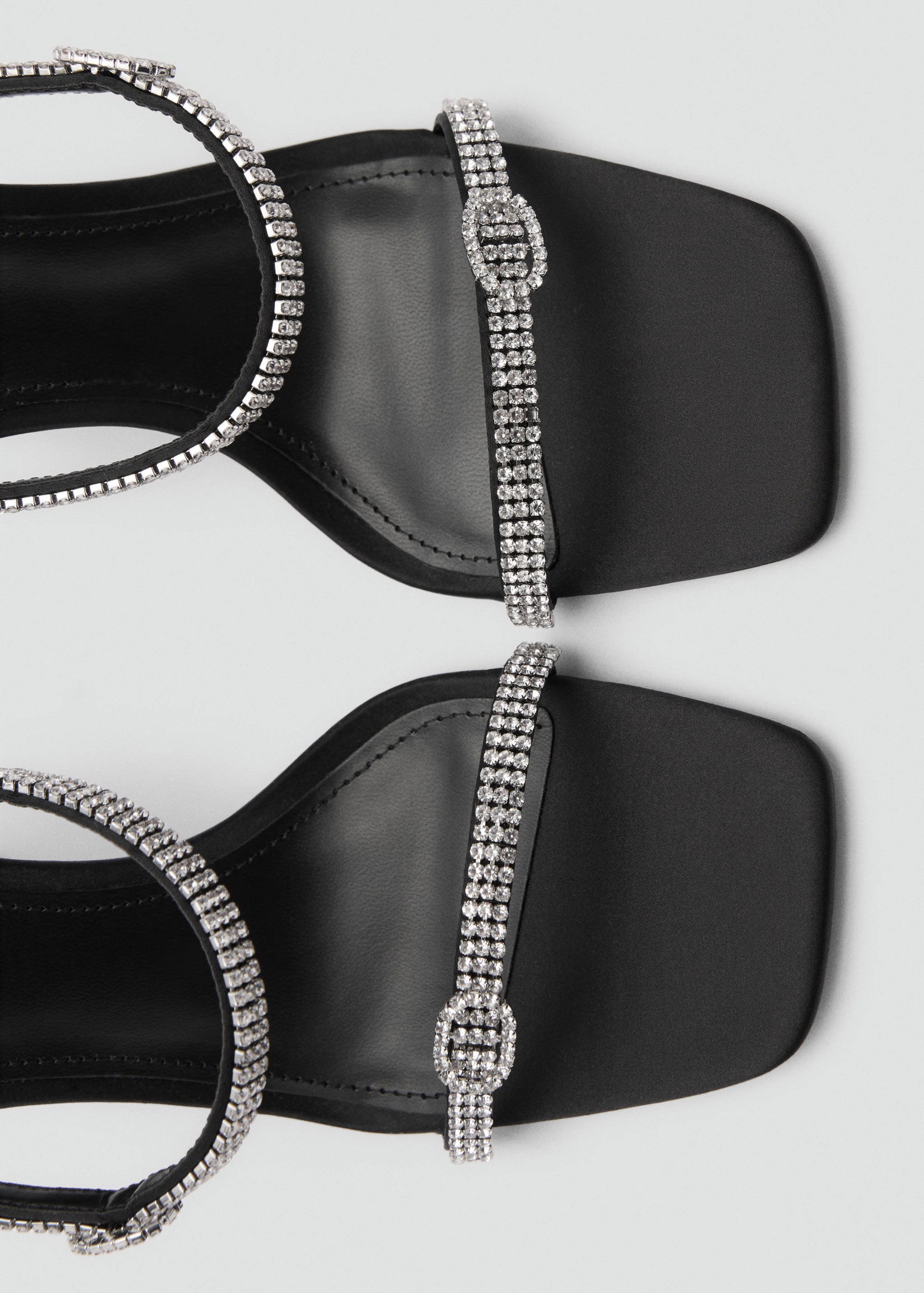 Heeled sandal with strass strap - Details of the article 2