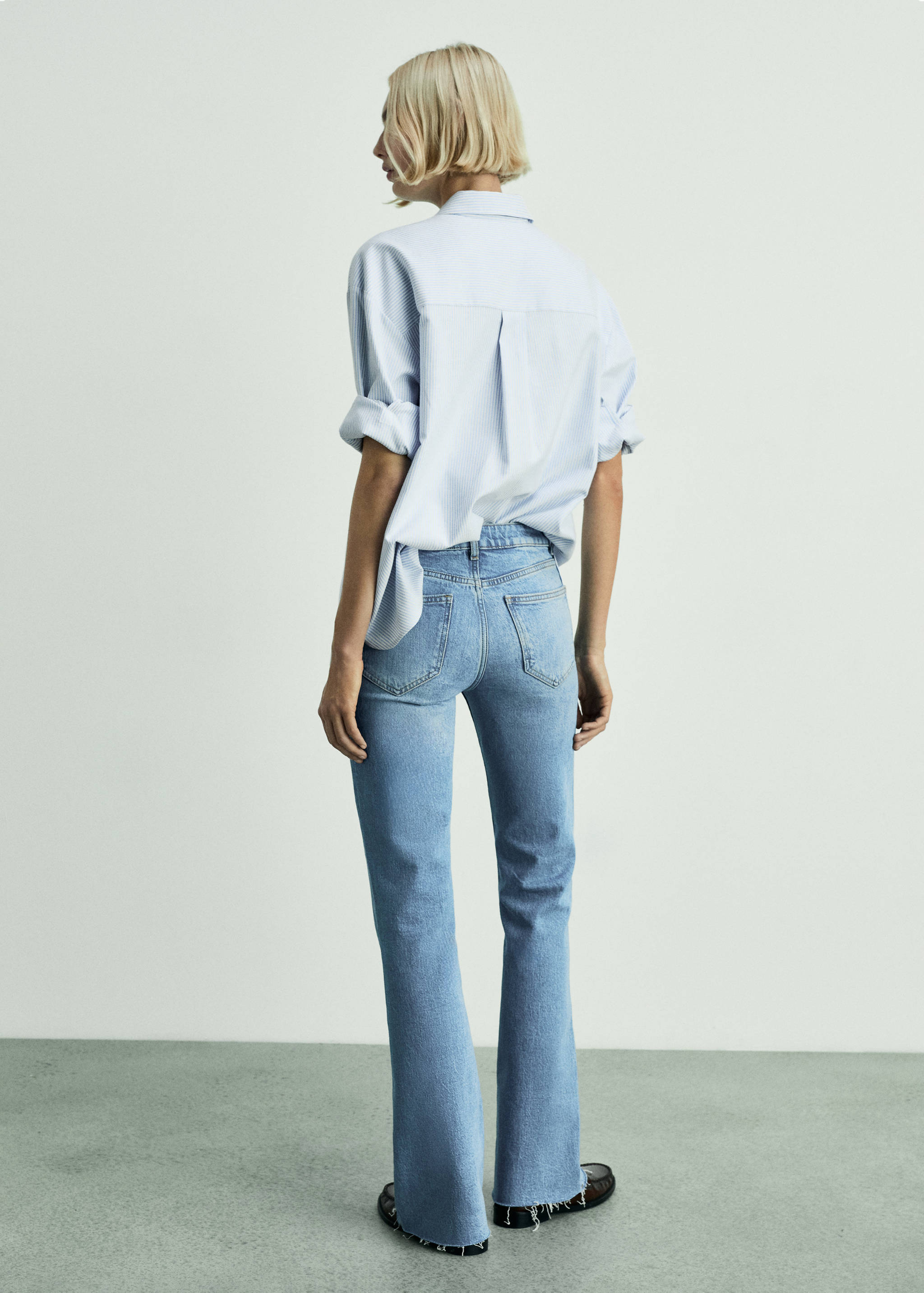 Fiona flared mid-rise jeans - Reverse of the article