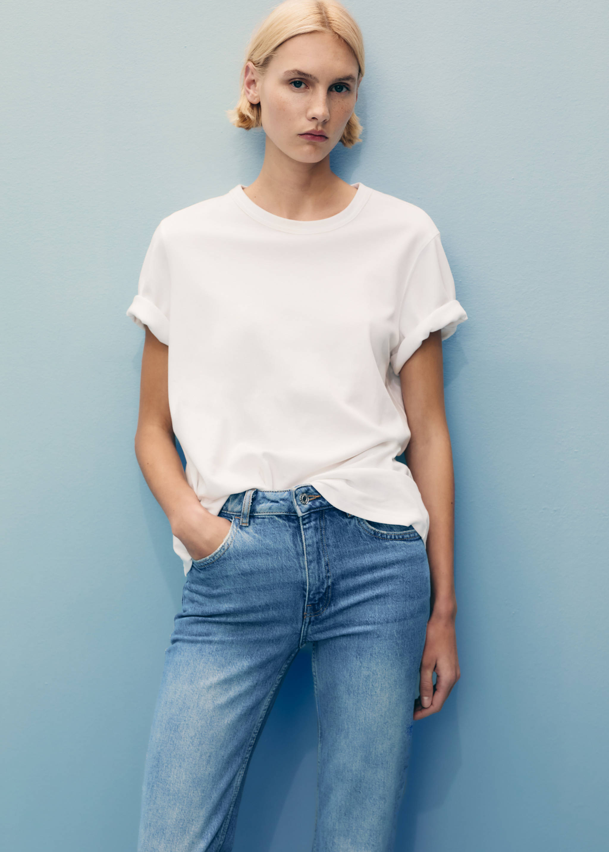 Fiona flared mid-rise jeans - Details of the article 1