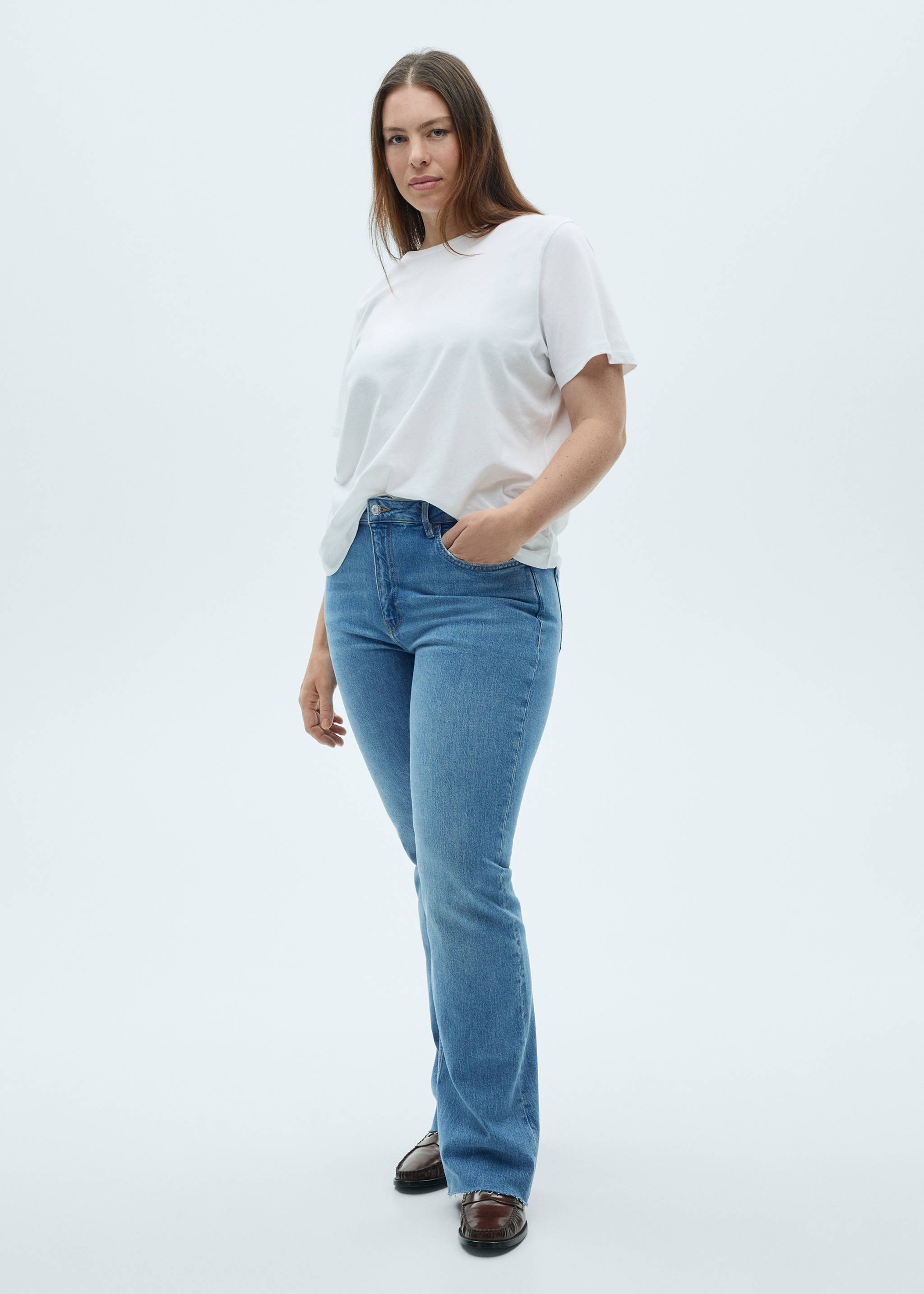Fiona flared mid-rise jeans - Details of the article 3